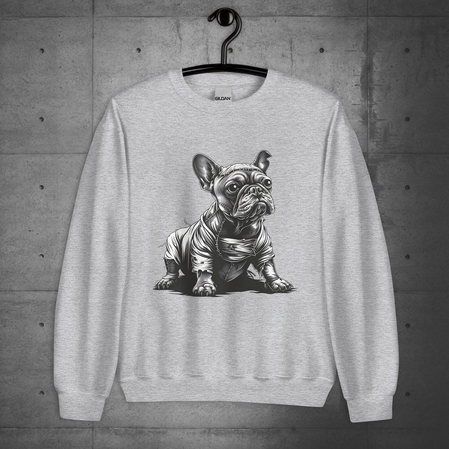 Frankenstein Frenchie - Unisex Sweater/Sweatshirt