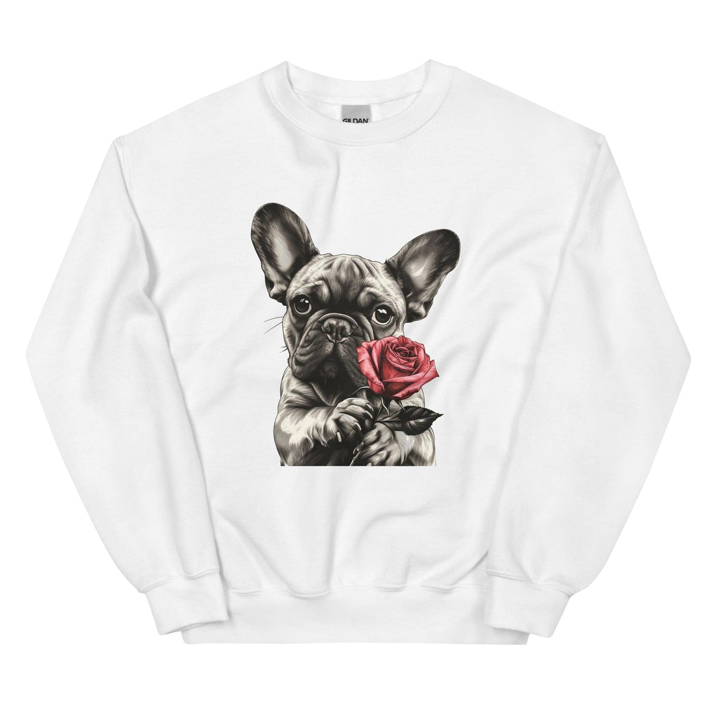 "Rose Embrace" Unisex Sweatshirt - Frenchie Emporium