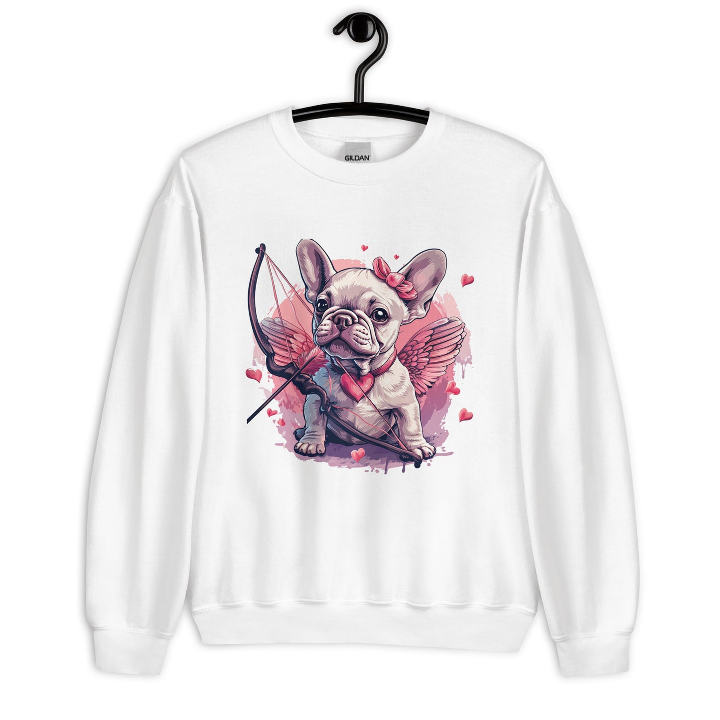 "Cupid's Companion" Unisex Sweatshirt - Frenchie Emporium