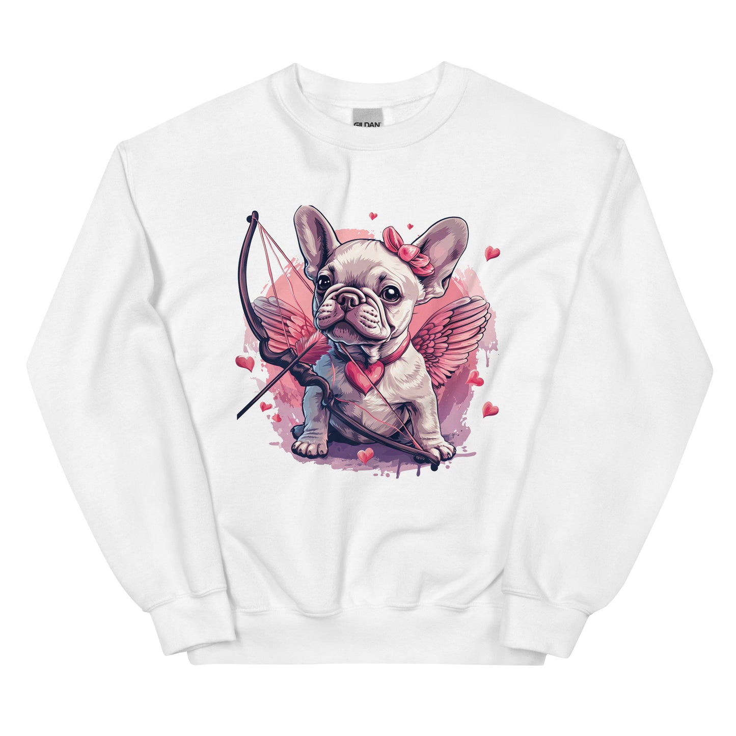 "Cupid's Companion" Unisex Sweatshirt - Frenchie Emporium