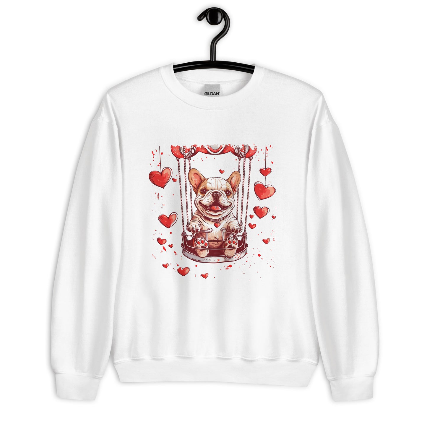 "Swinging Hearts" Unisex Sweatshirt