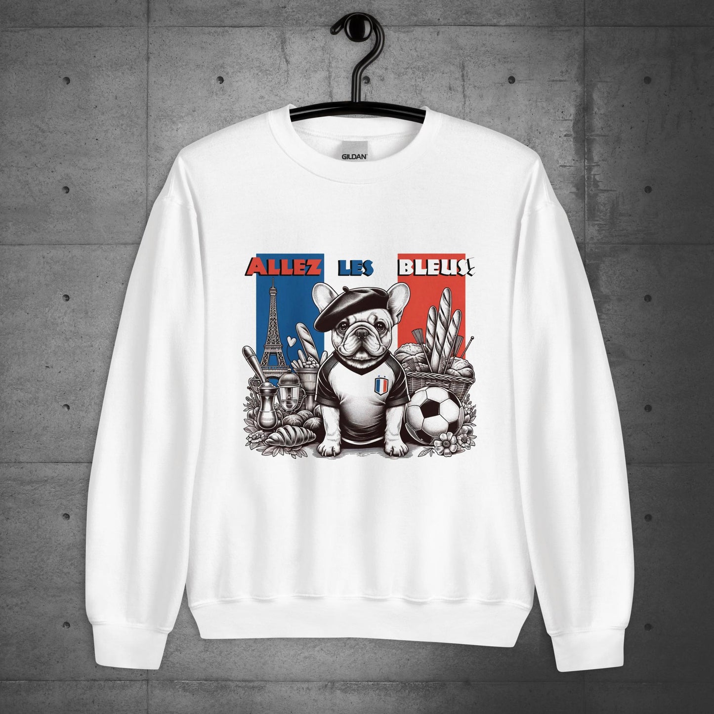 Frenchie Football France - Allez les Bleus! Unisex Sweater