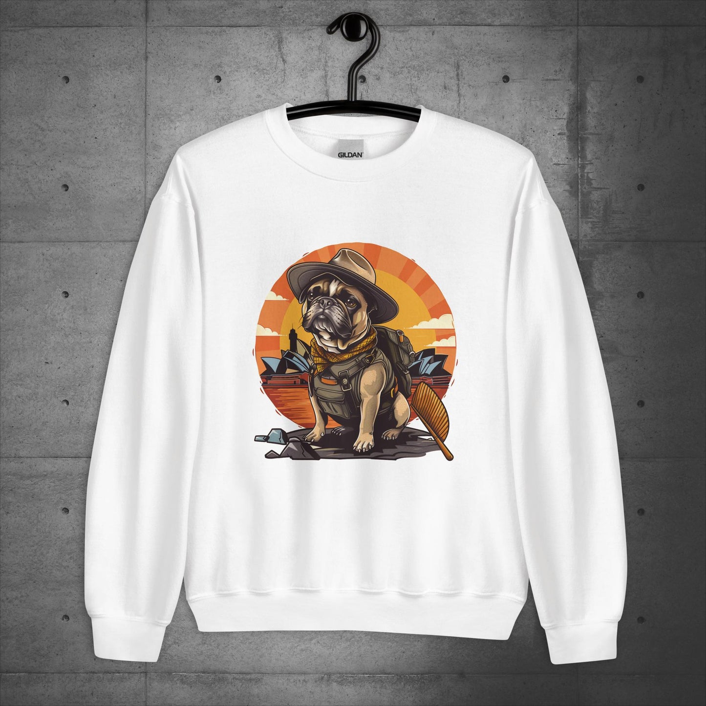 Sydney Explorer Frenchie - Unisex Sweater/Sweatshirt