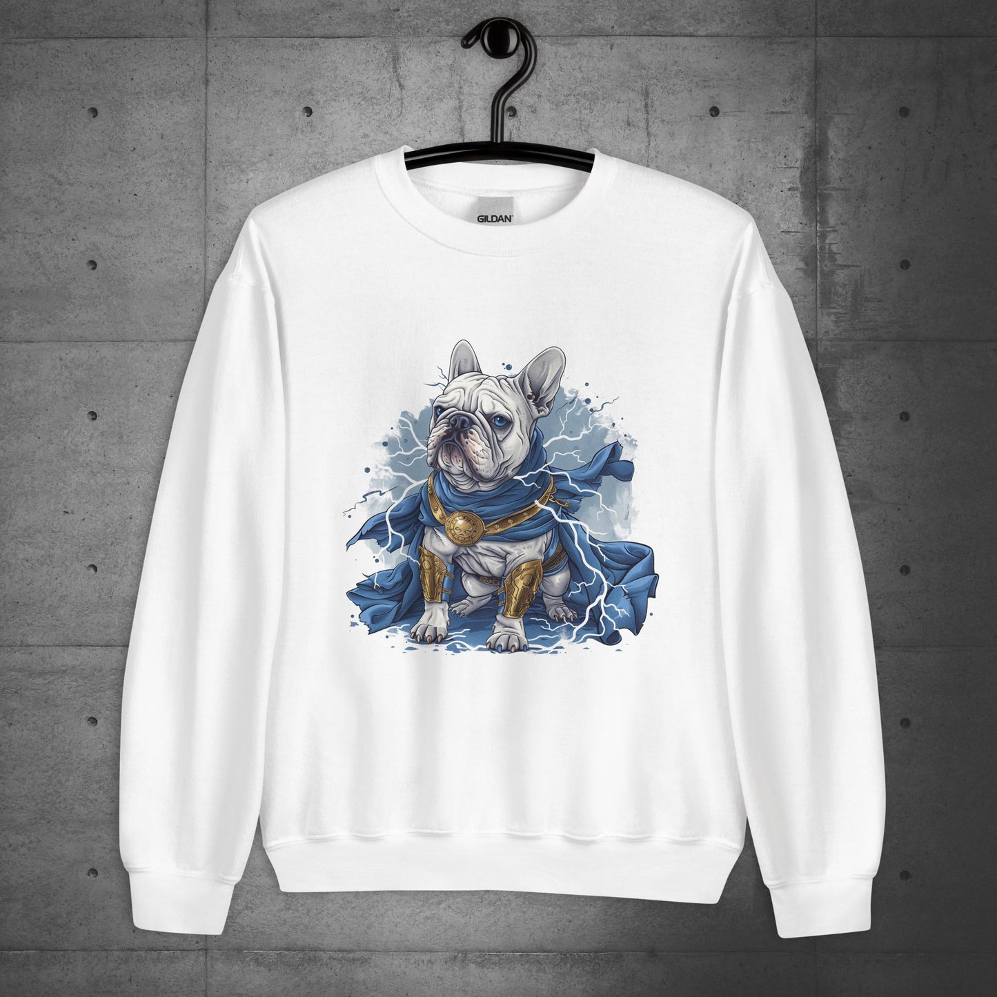 "Thunderous Majesty" Frenchie Unisex Sweater / Sweatshirt