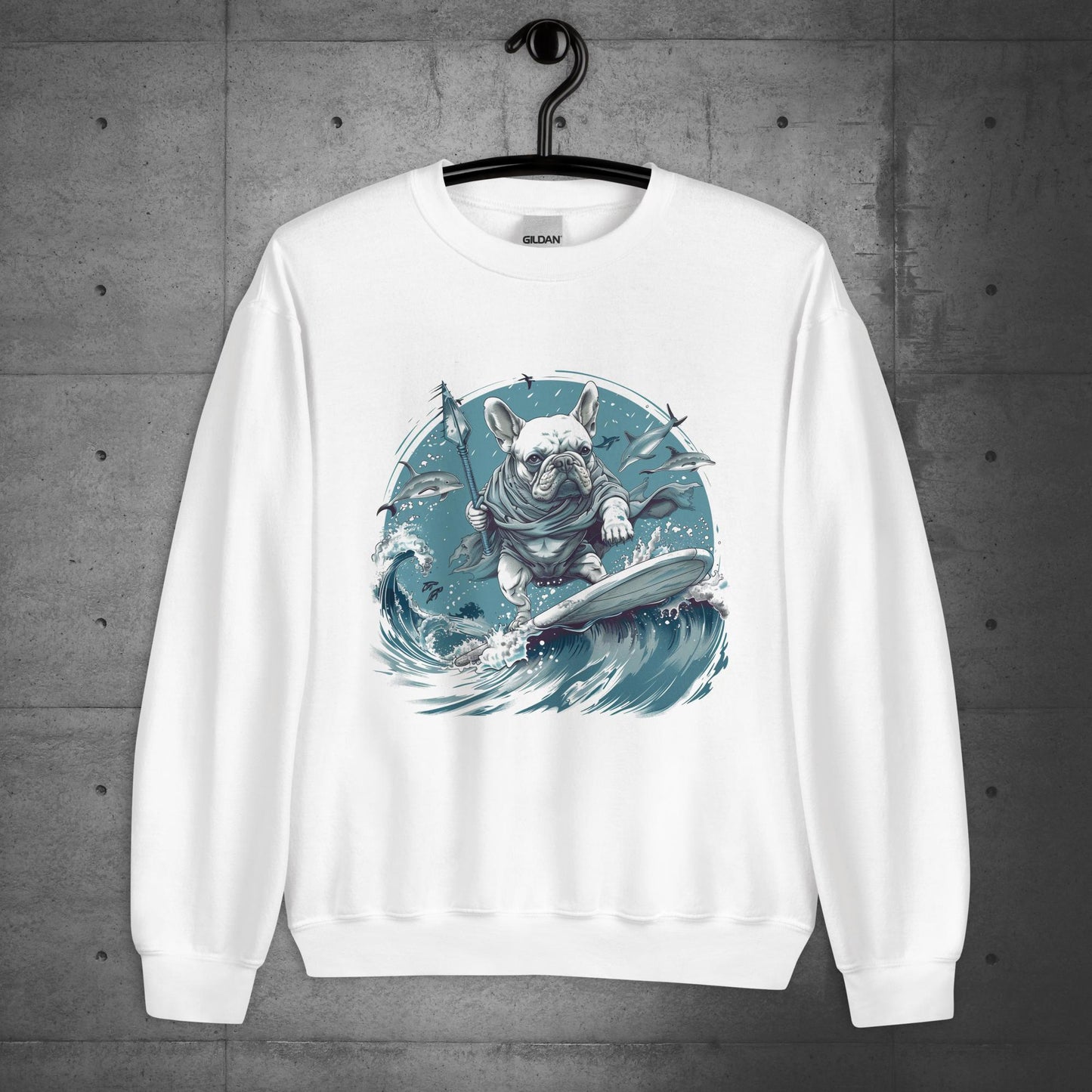 "Ocean Odyssey" Frenchie Unisex Sweater / Sweatshirt