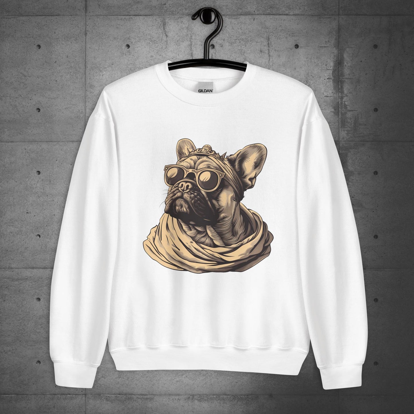 "Regal Vibes" Frenchie - Unisex Sweater/Sweatshirt - Frenchie Emporium