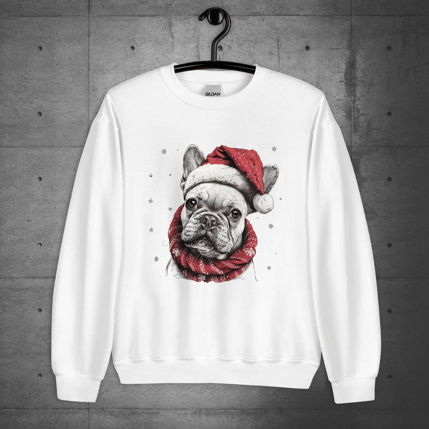 Frenchie Joyeux Noël - Unisex Sweatshirt / Sweater - Frenchie Emporium