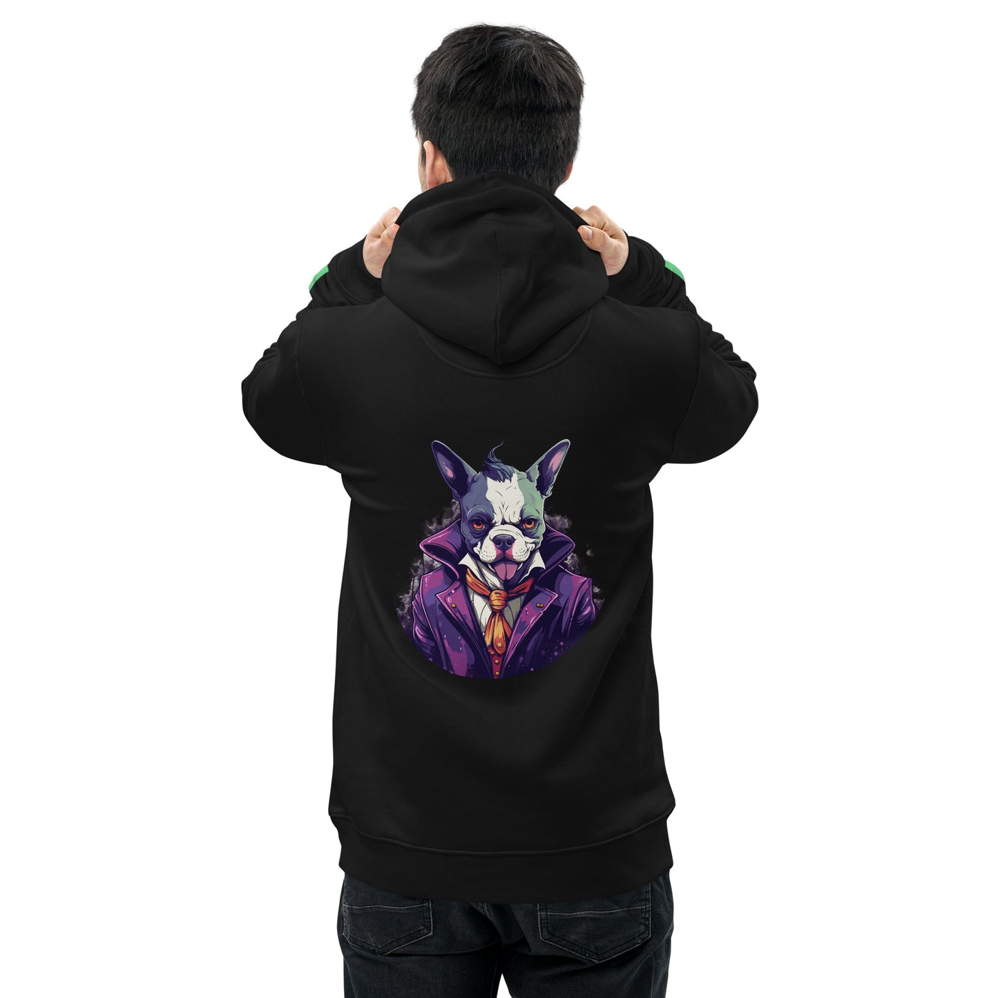 Frenchie Joker Villainous Unisex essential eco Hoodie