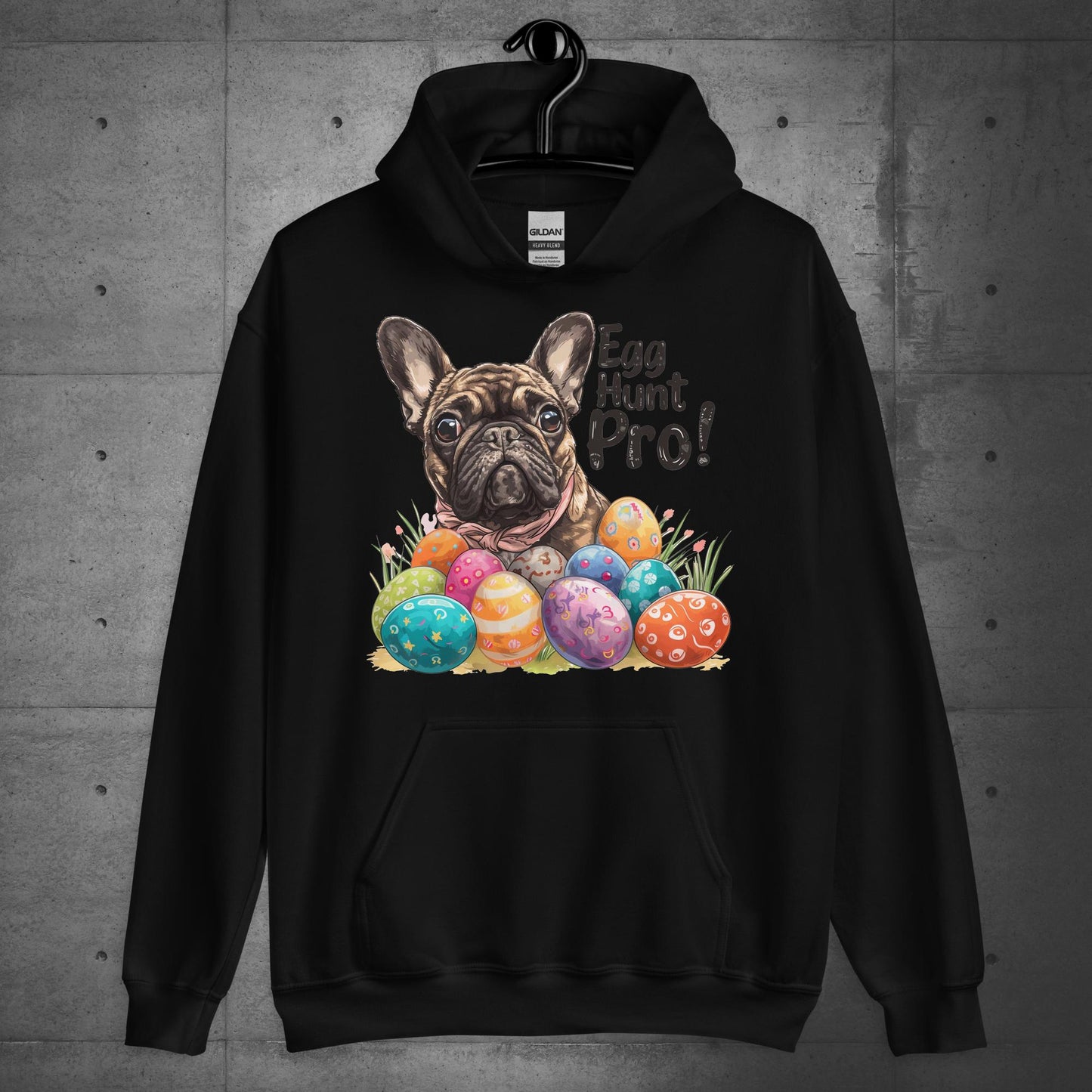 Frenchie "Egg Hunt Pro!" Unisex Hoodie