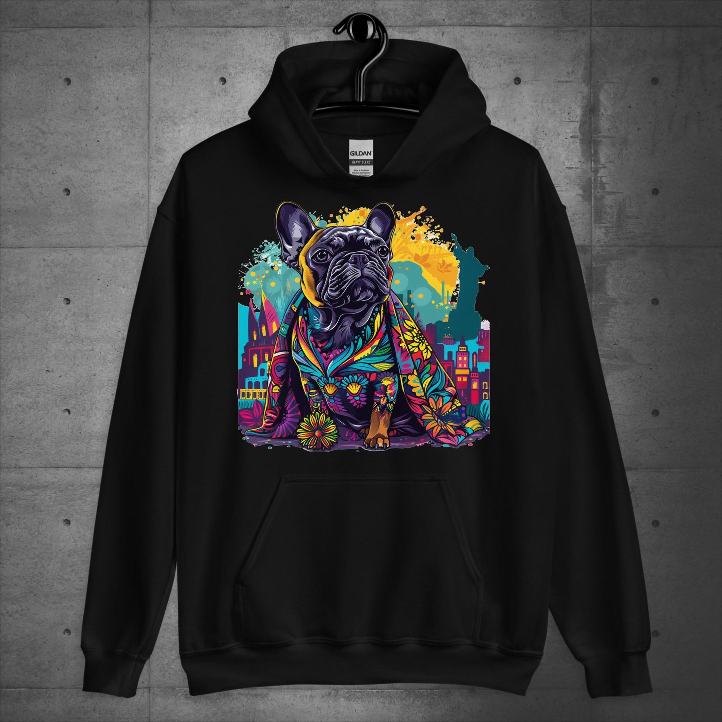 Brazilian Carnival Frenchie - Unisex Hoodie