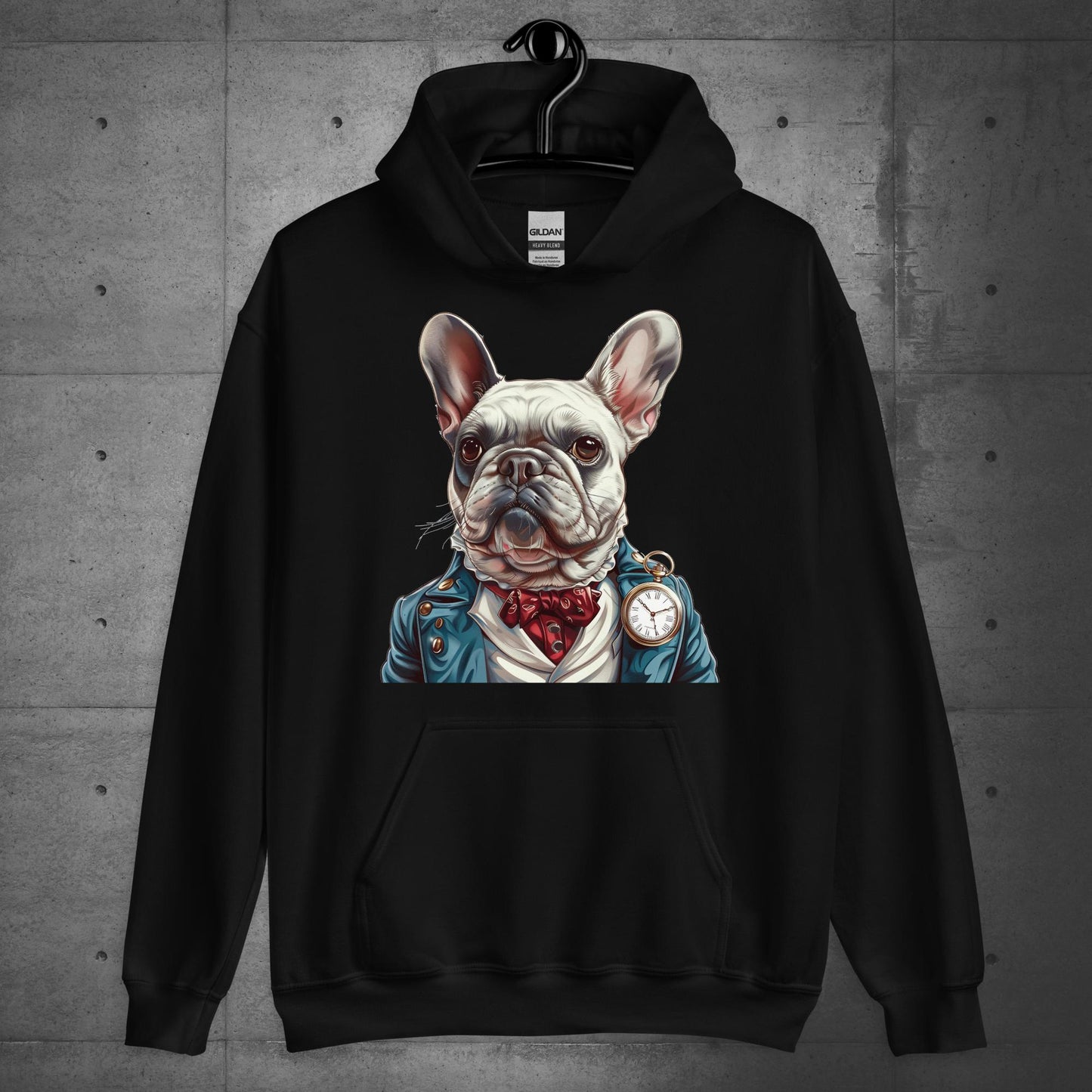 "Whimsical Wonderland Rabbit" Frenchie - Unisex Hoodie