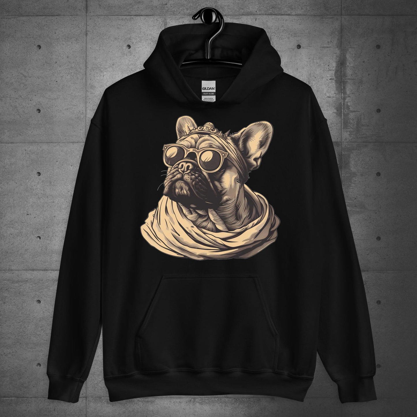 "Majestic Caesar Style" Frenchie - Unisex Hoodie