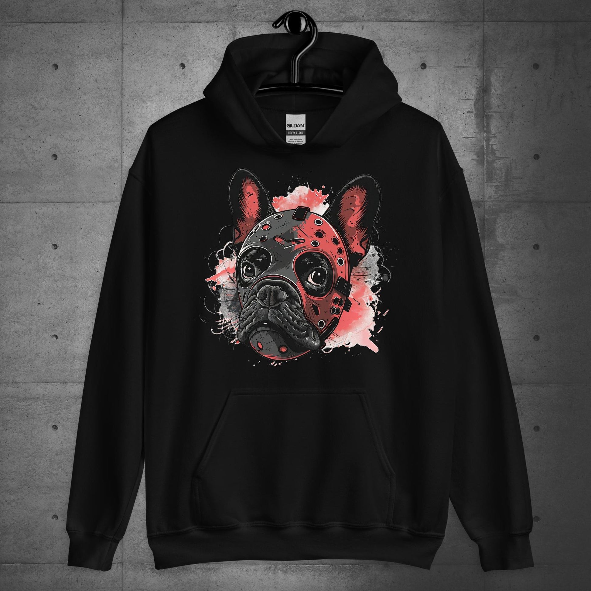 "Jason French Bulldog Voorhees" - Unisex Hoodie - Frenchie Emporium