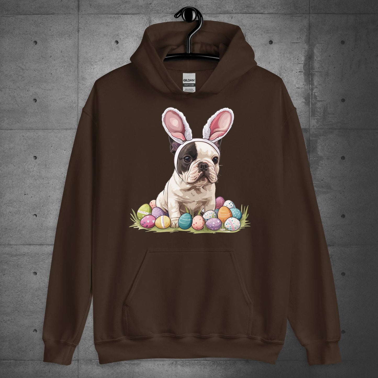 Frenchie Easter Bunny Bliss Unisex Hoodie