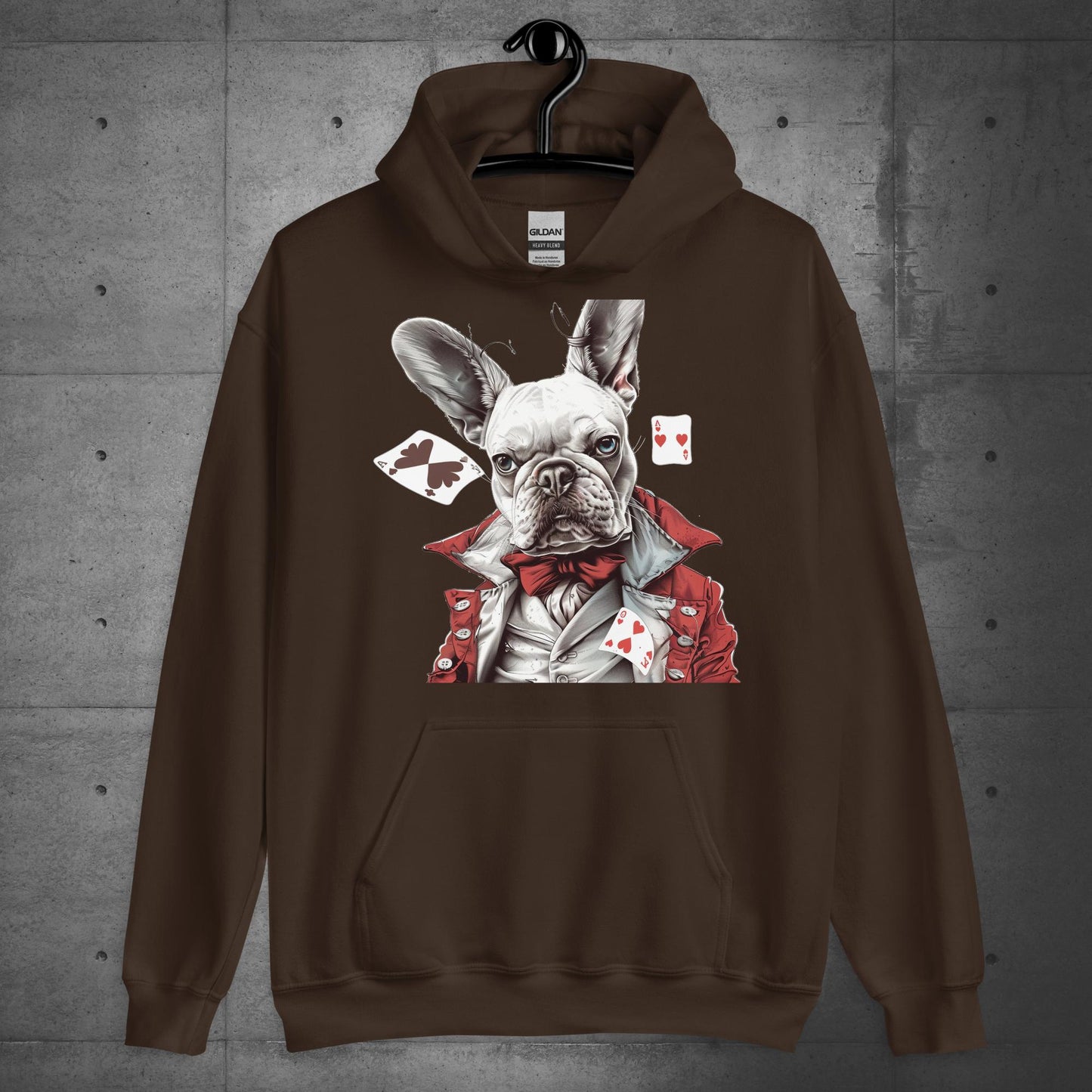 "Player of the cards" Frenchie - Unisex Hoodie