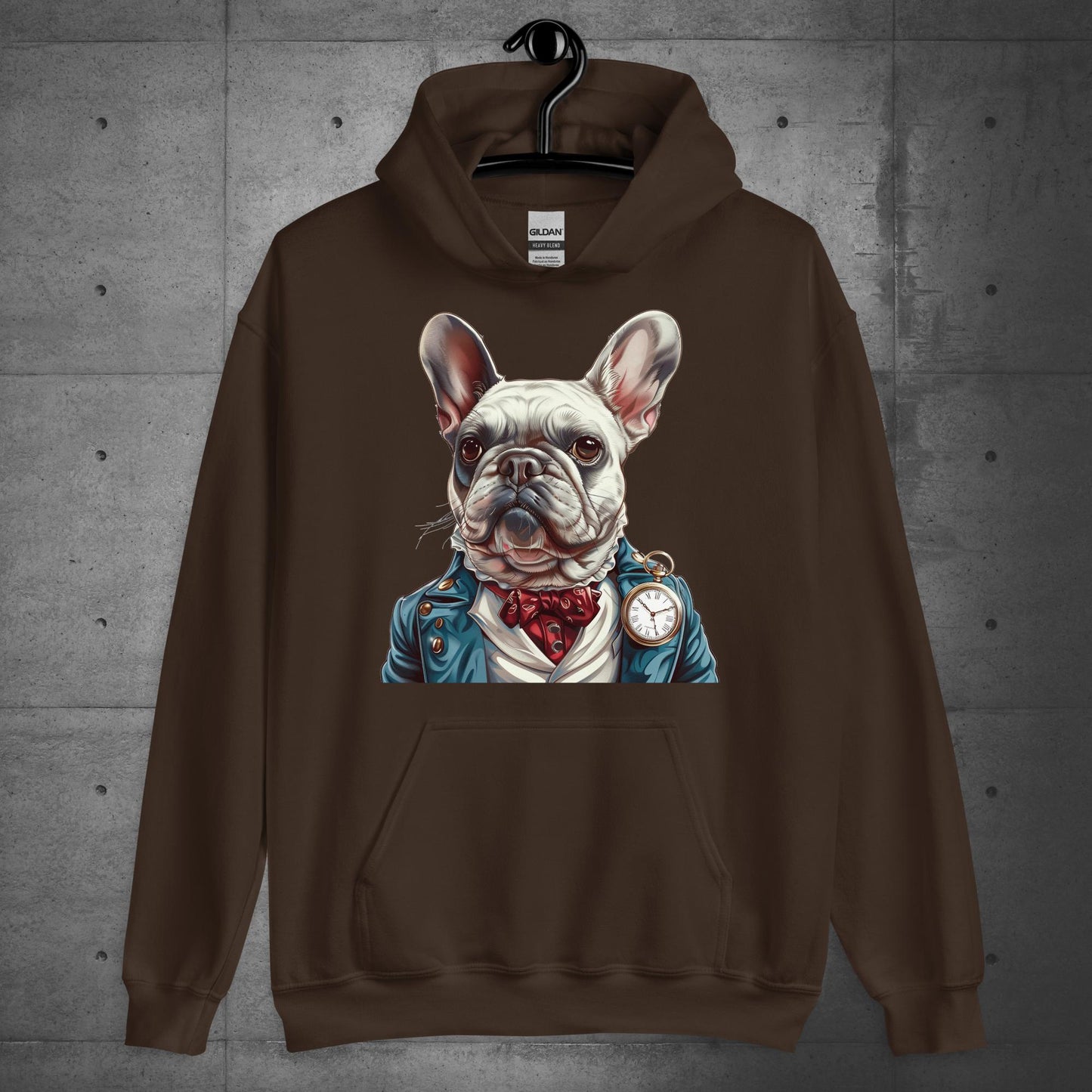 "Whimsical Wonderland Rabbit" Frenchie - Unisex Hoodie