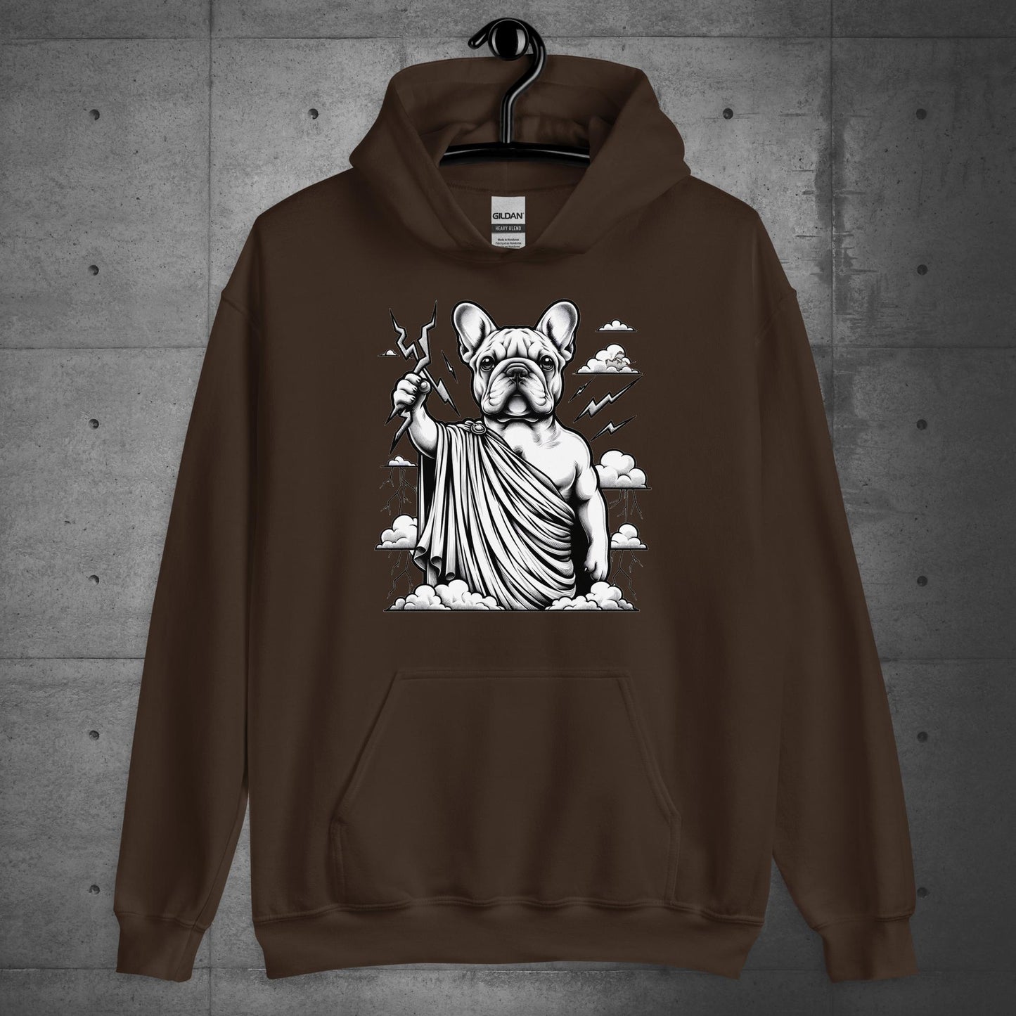 "Lightning Lord" Zeus Frenchie - Hoodie - Frenchie Emporium