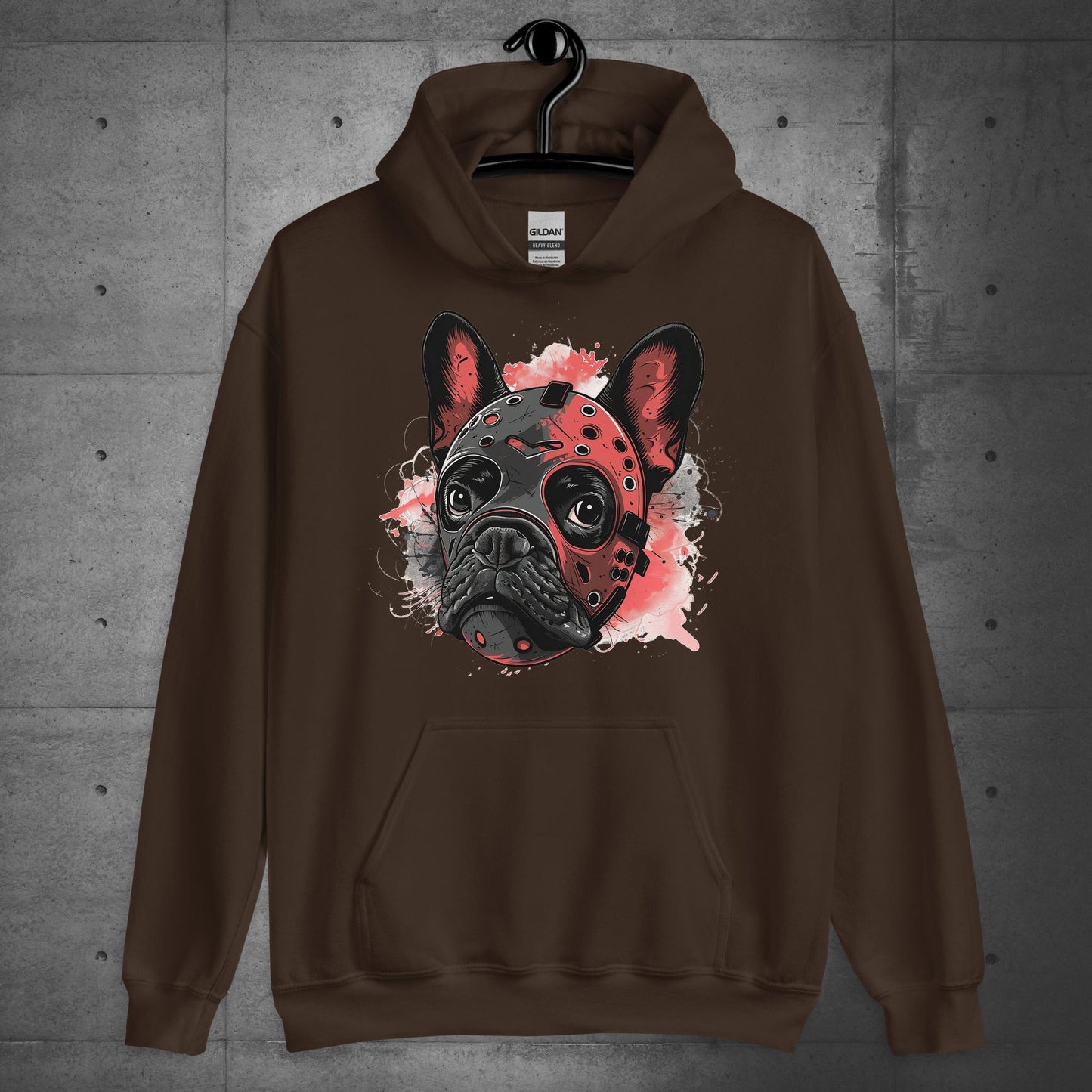 "Jason French Bulldog Voorhees" - Unisex Hoodie - Frenchie Emporium