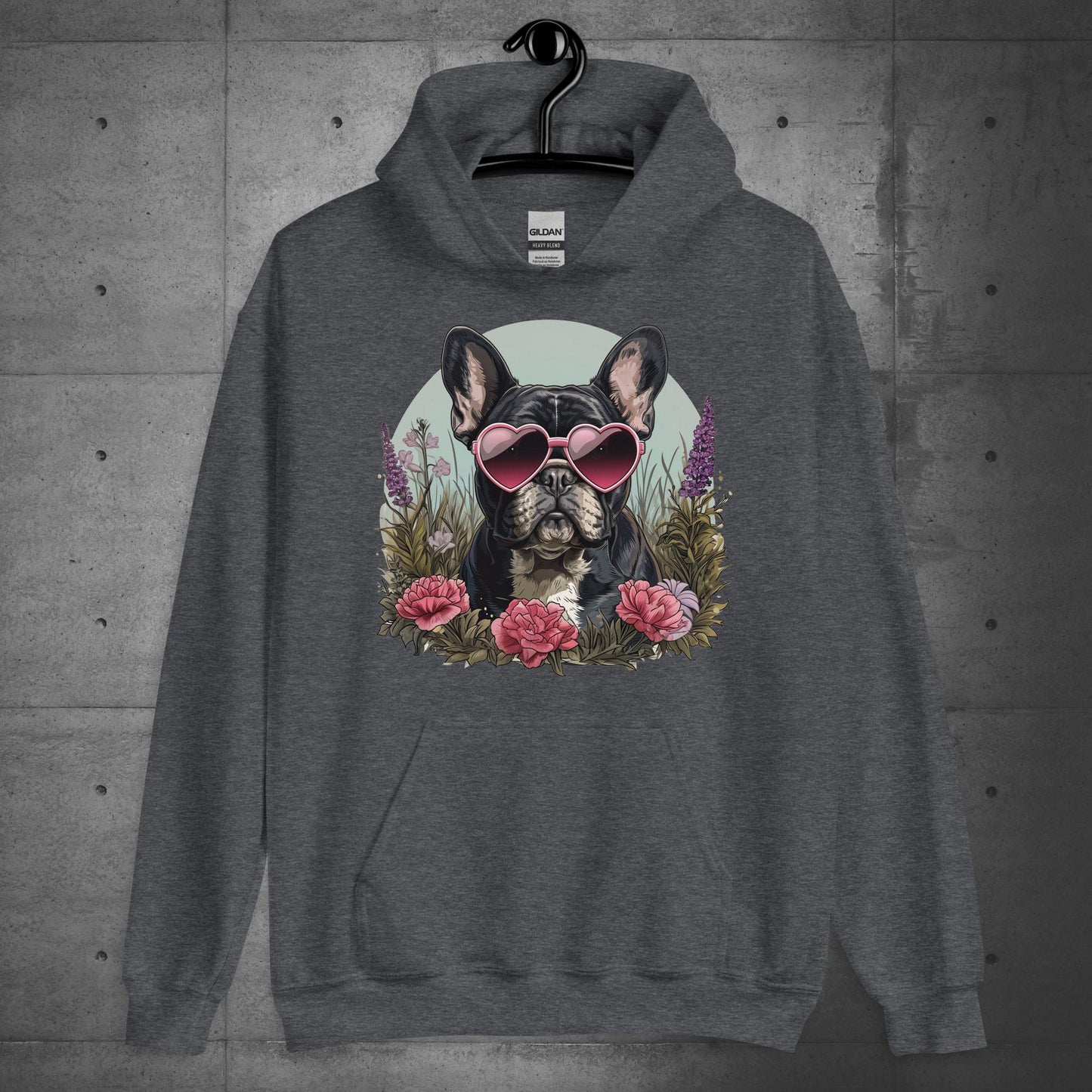 Frenchie Heartthrob Pooch Unisex Hoodie - Frenchie Emporium