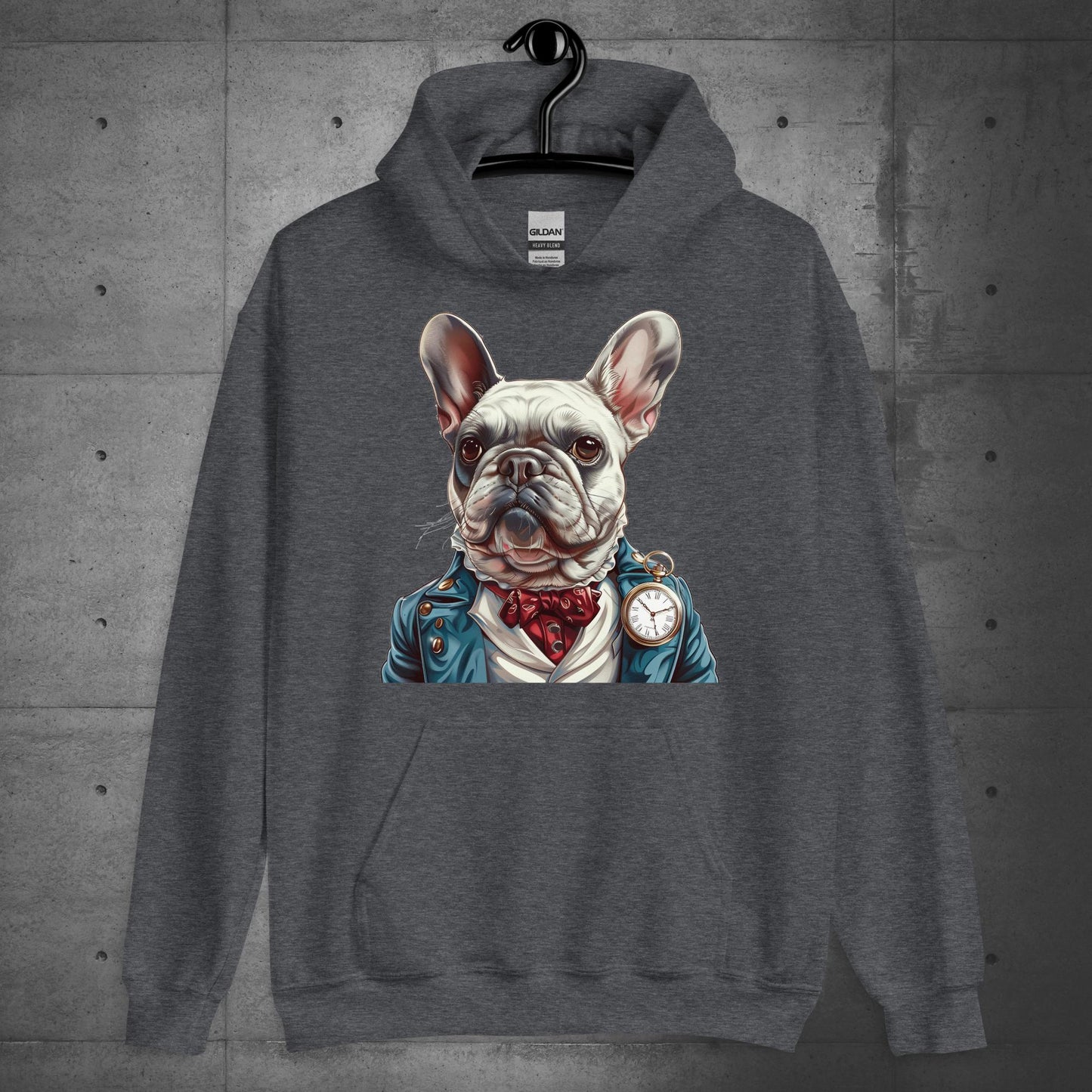 "Whimsical Wonderland Rabbit" Frenchie - Unisex Hoodie