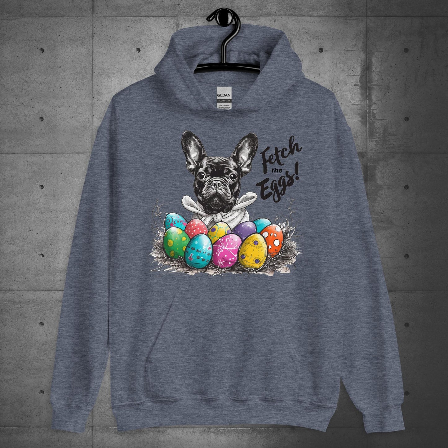 French Bulldog - Fetch the Eggs Unisex Hoodie - Frenchie Emporium