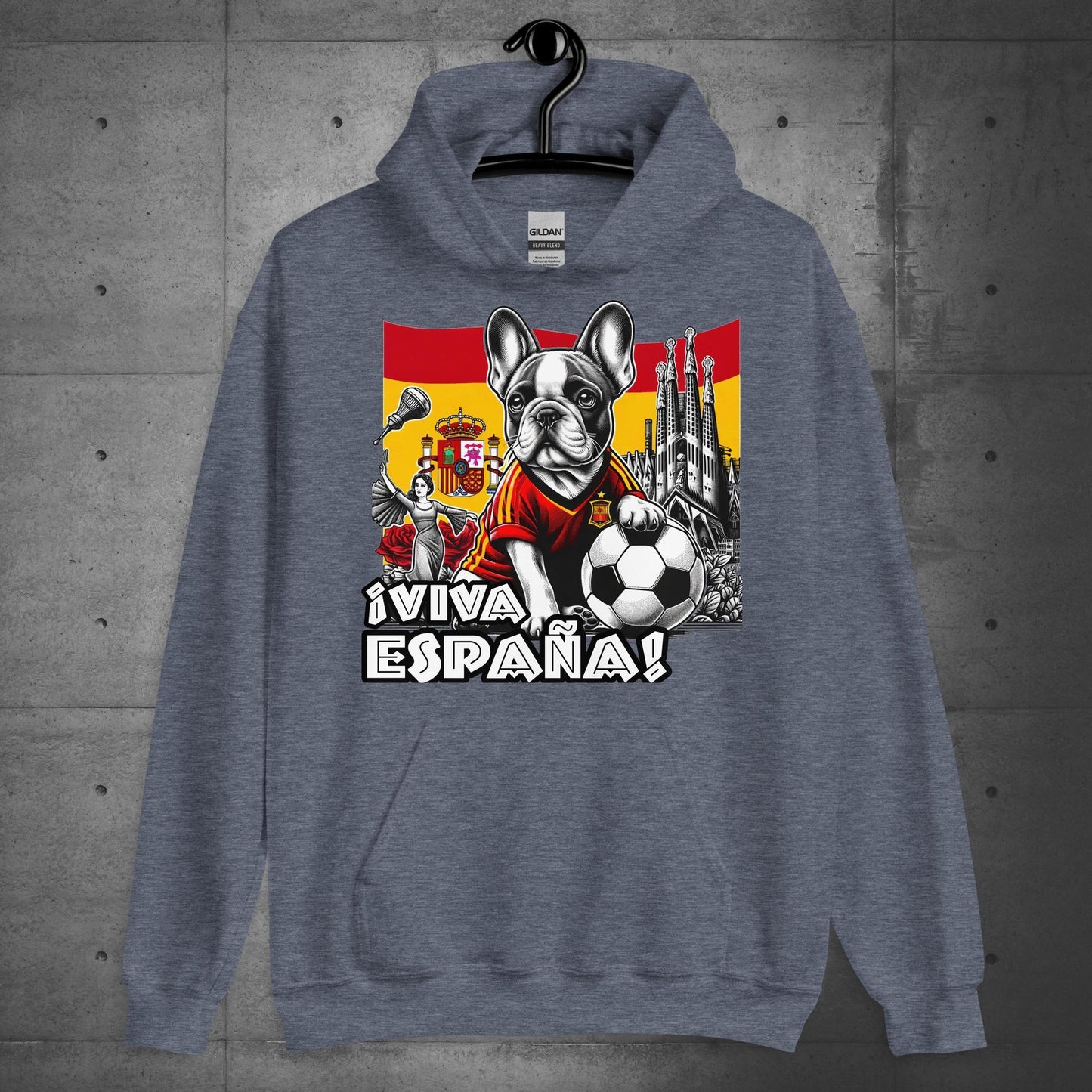 Frenchie Spanish Futbolista Unisex Hoodie - Frenchie Emporium