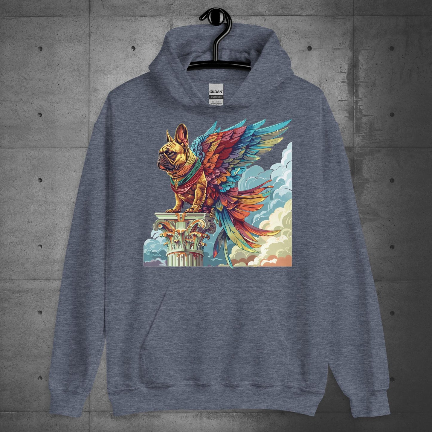 "Wings of Majesty" Frenchie Unisex Hoodie