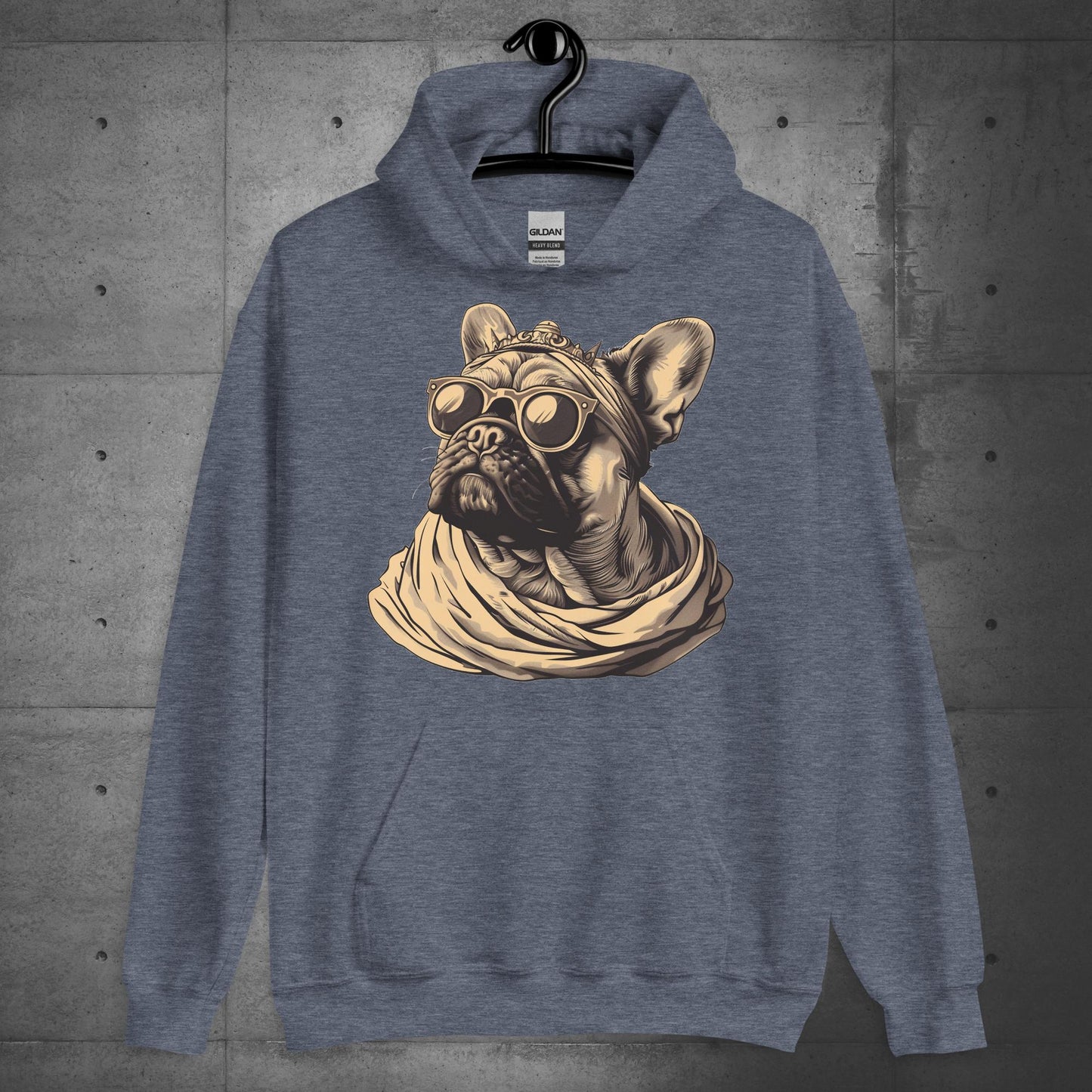 "Majestic Caesar Style" Frenchie - Unisex Hoodie - Frenchie Emporium