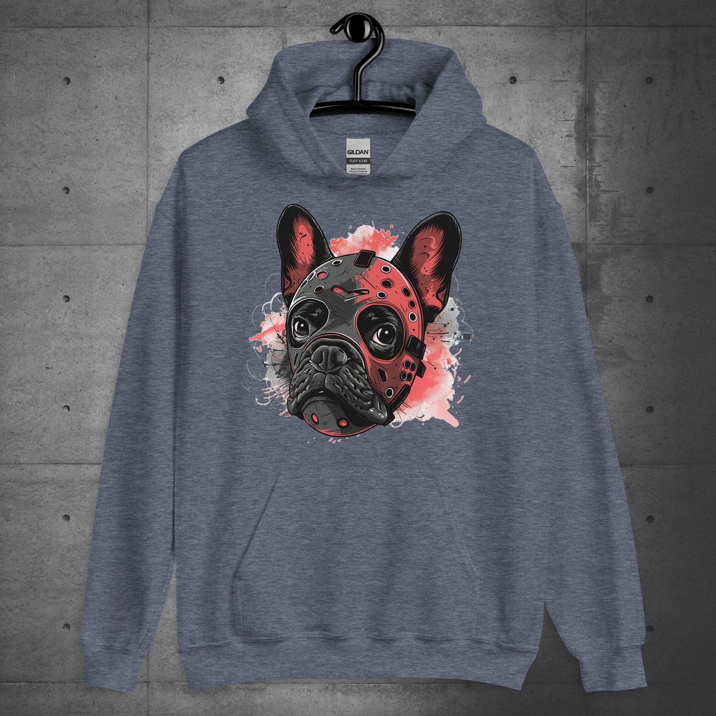 "Jason French Bulldog Voorhees" - Unisex Hoodie - Frenchie Emporium