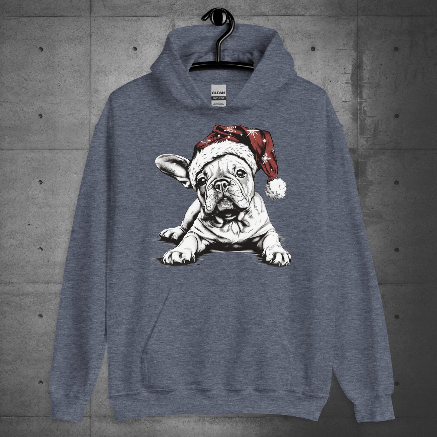 Feliz Navidad Frenchie - Unisex Christmas Hoodie - Frenchie Emporium