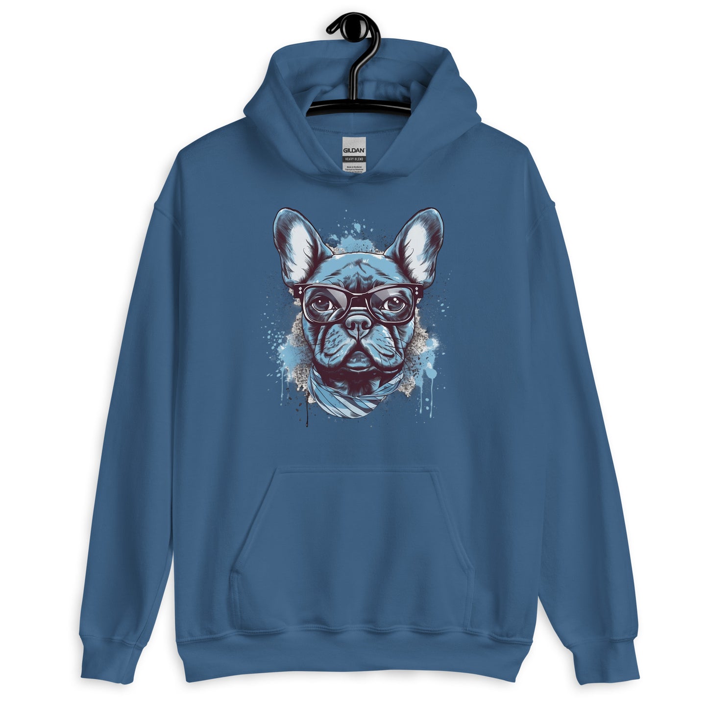 Hipster Frenchie - Unisex Hoodie