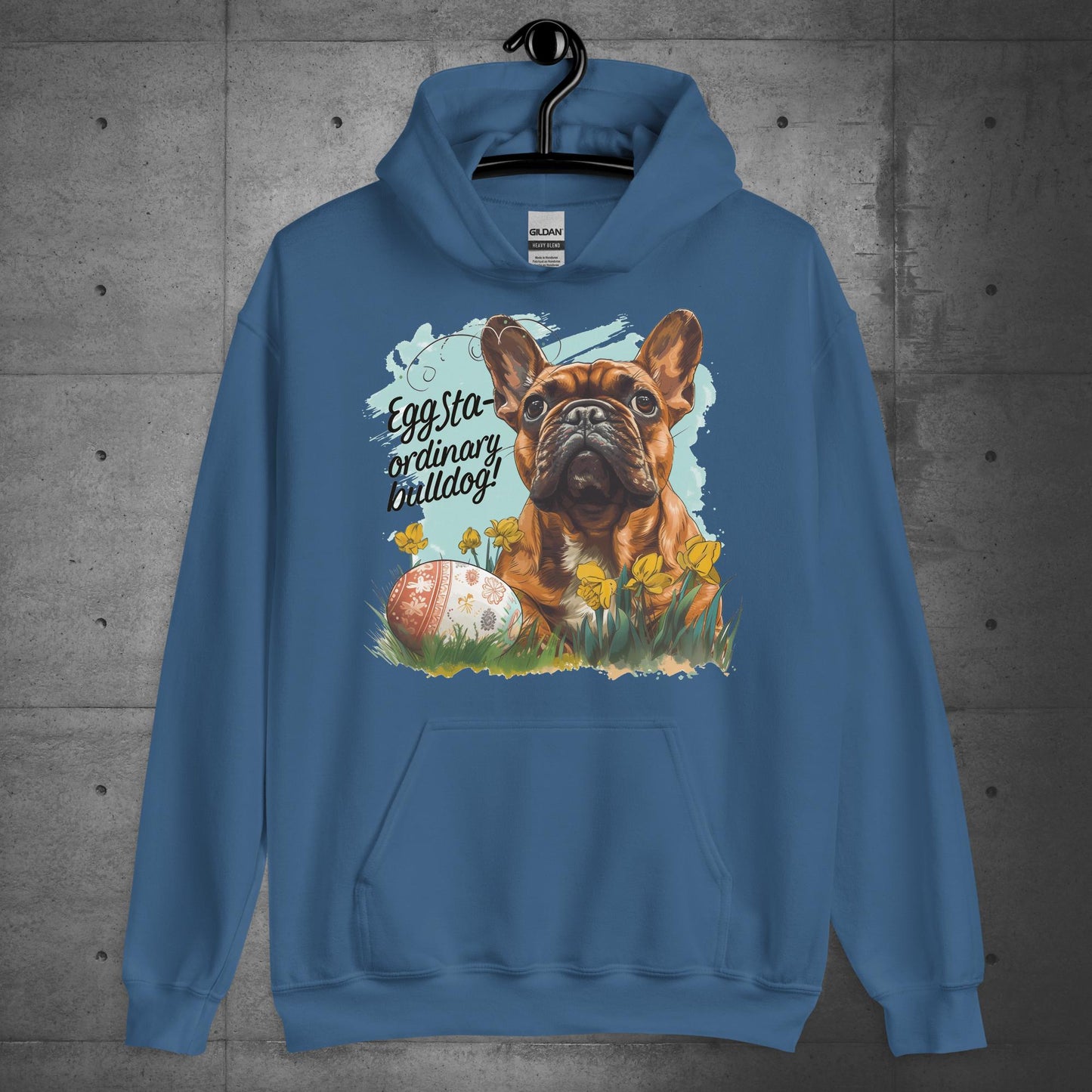 "Eggstra-ordinary Bulldog" - Unisex Hoodie - Frenchie Emporium