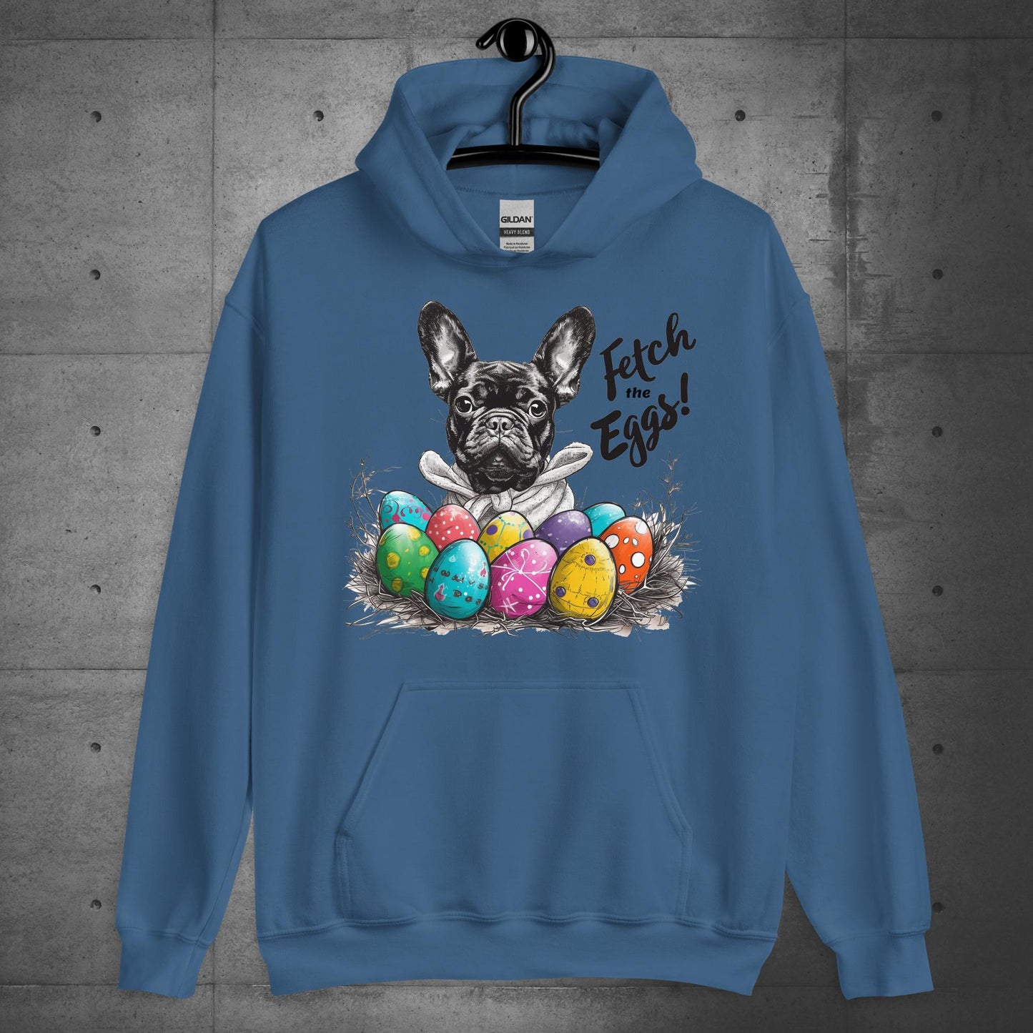 French Bulldog - Fetch the Eggs Unisex Hoodie - Frenchie Emporium