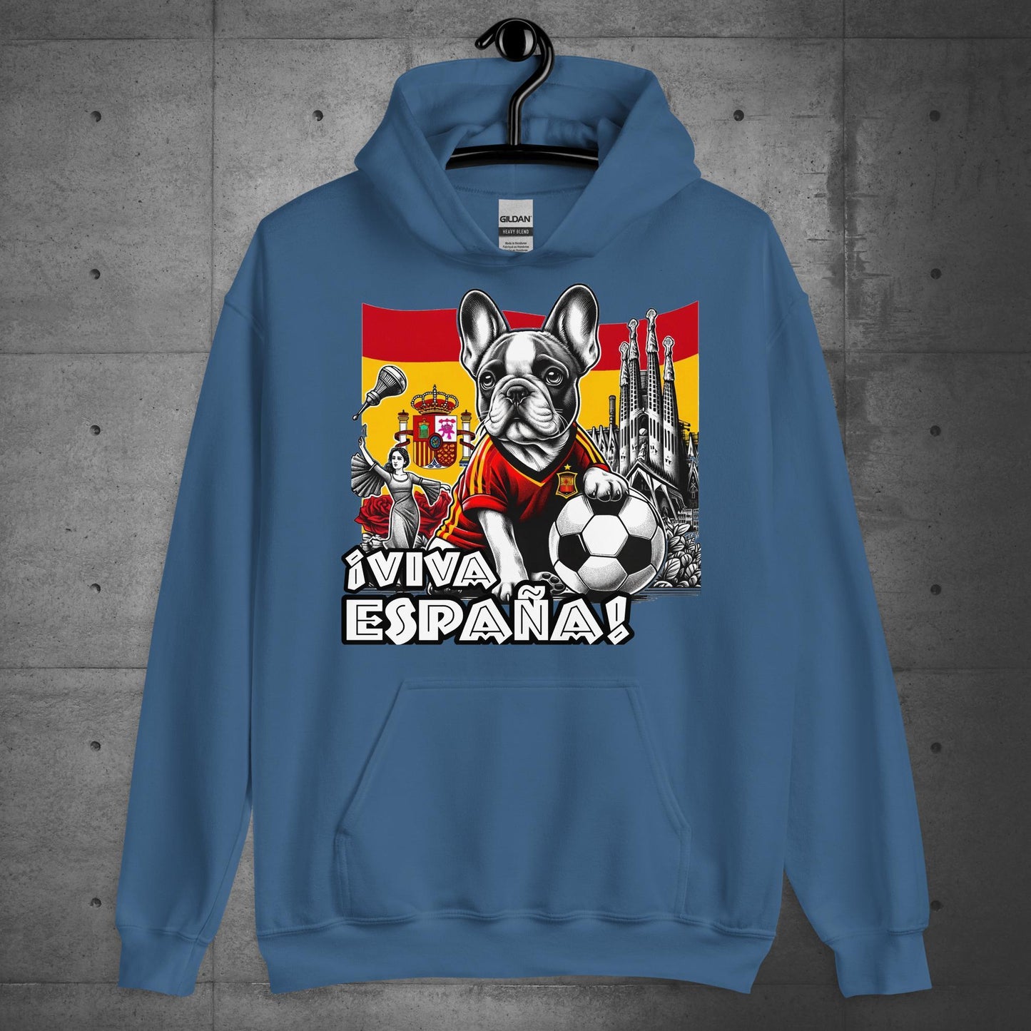 Frenchie Spanish Futbolista Unisex Hoodie - Frenchie Emporium