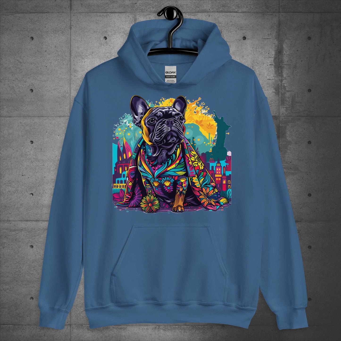 Brazilian Carnival Frenchie - Unisex Hoodie