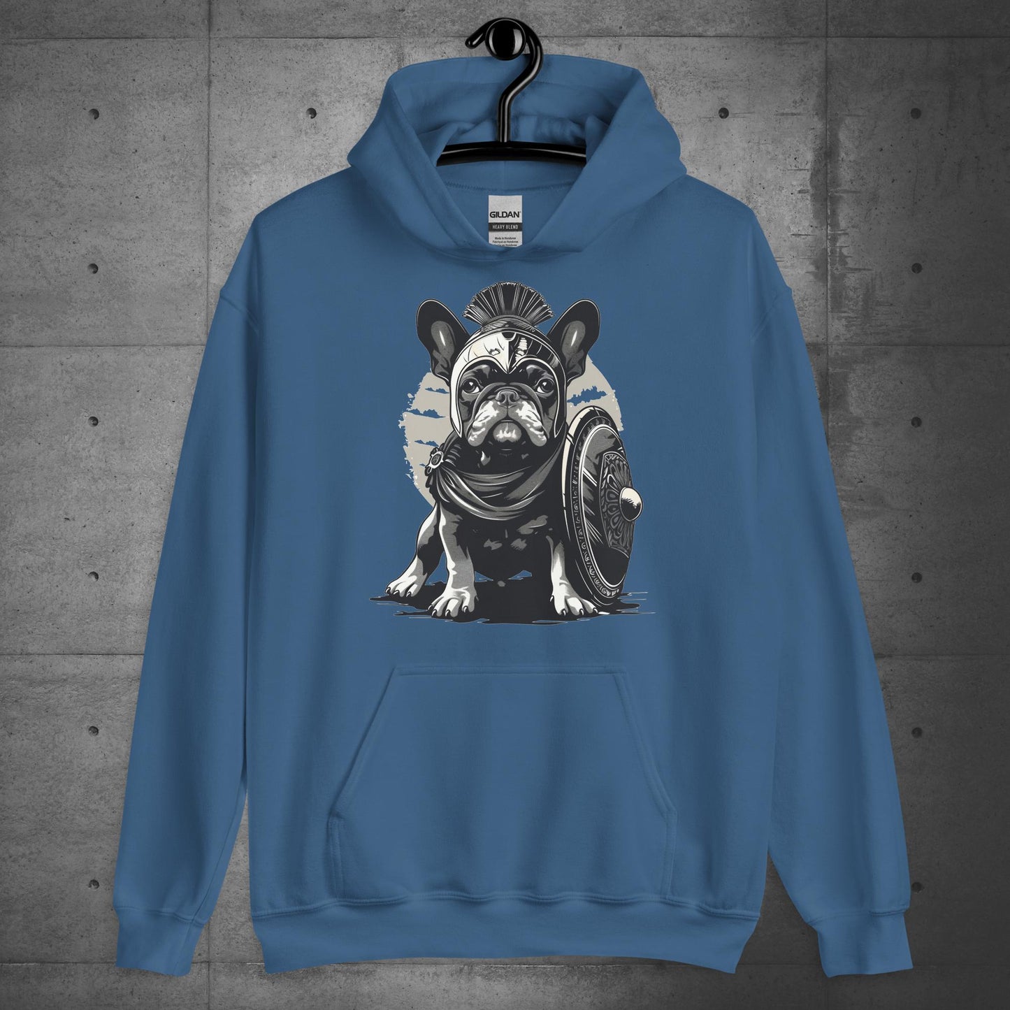 "Wisdom's Embrace" Frenchie Unisex Hoodie