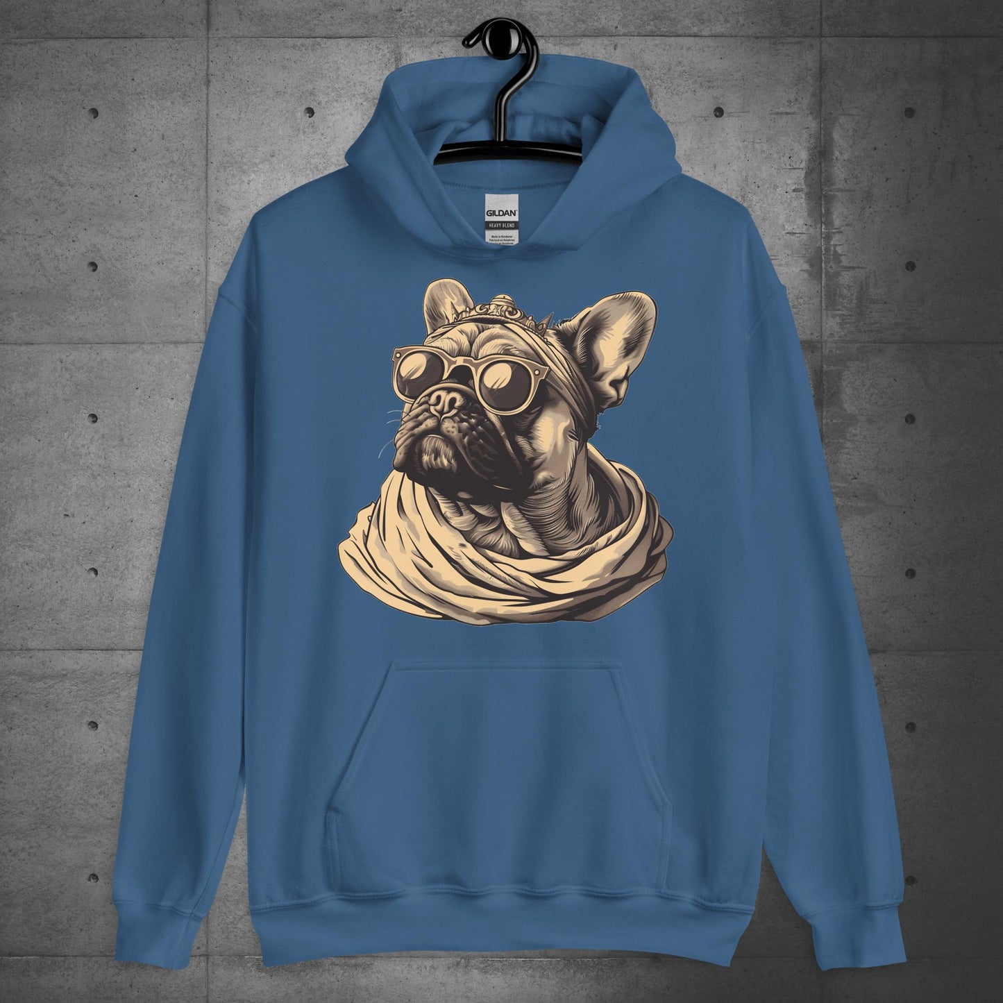 "Majestic Caesar Style" Frenchie - Unisex Hoodie - Frenchie Emporium