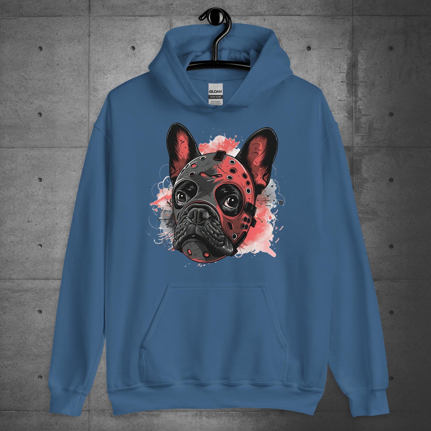 "Jason French Bulldog Voorhees" - Unisex Hoodie - Frenchie Emporium