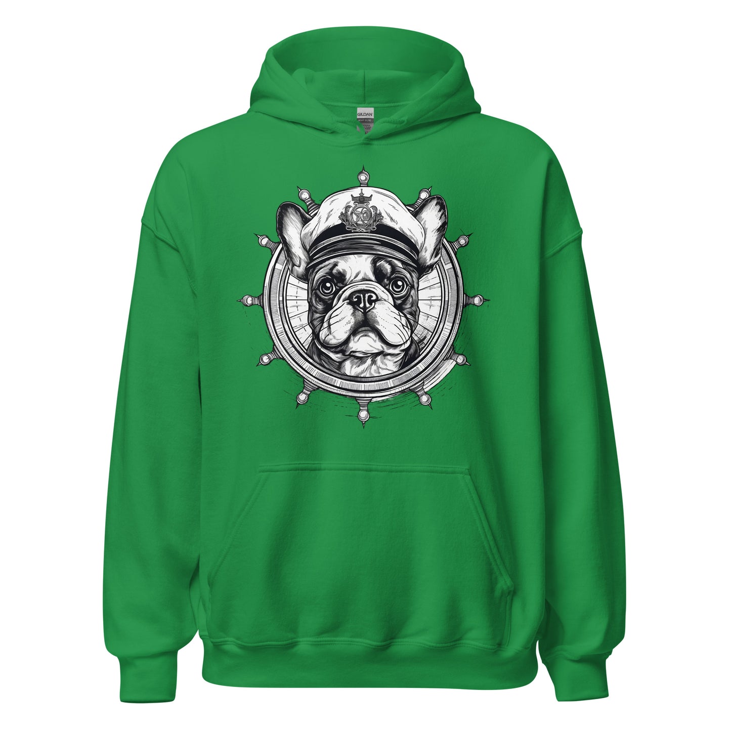 Captain French Bulldog Unisex Hoodie