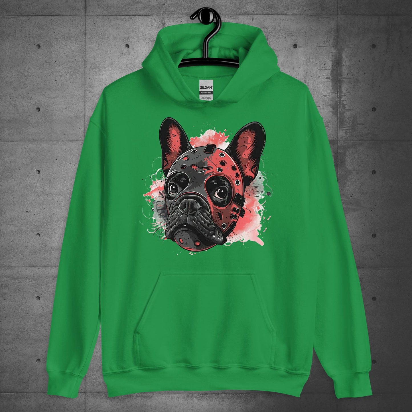 "Jason French Bulldog Voorhees" - Unisex Hoodie - Frenchie Emporium