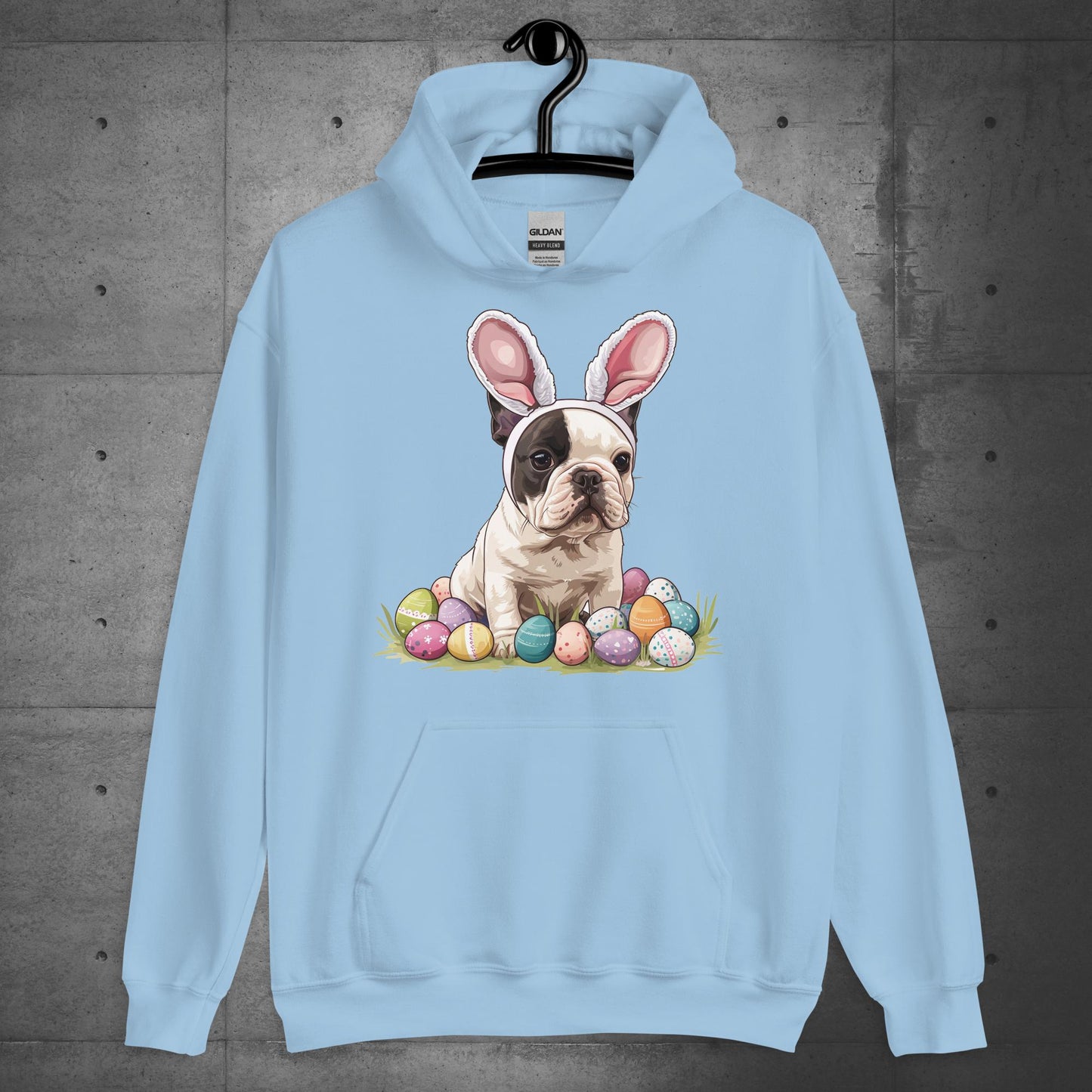 Frenchie Easter Bunny Bliss Unisex Hoodie