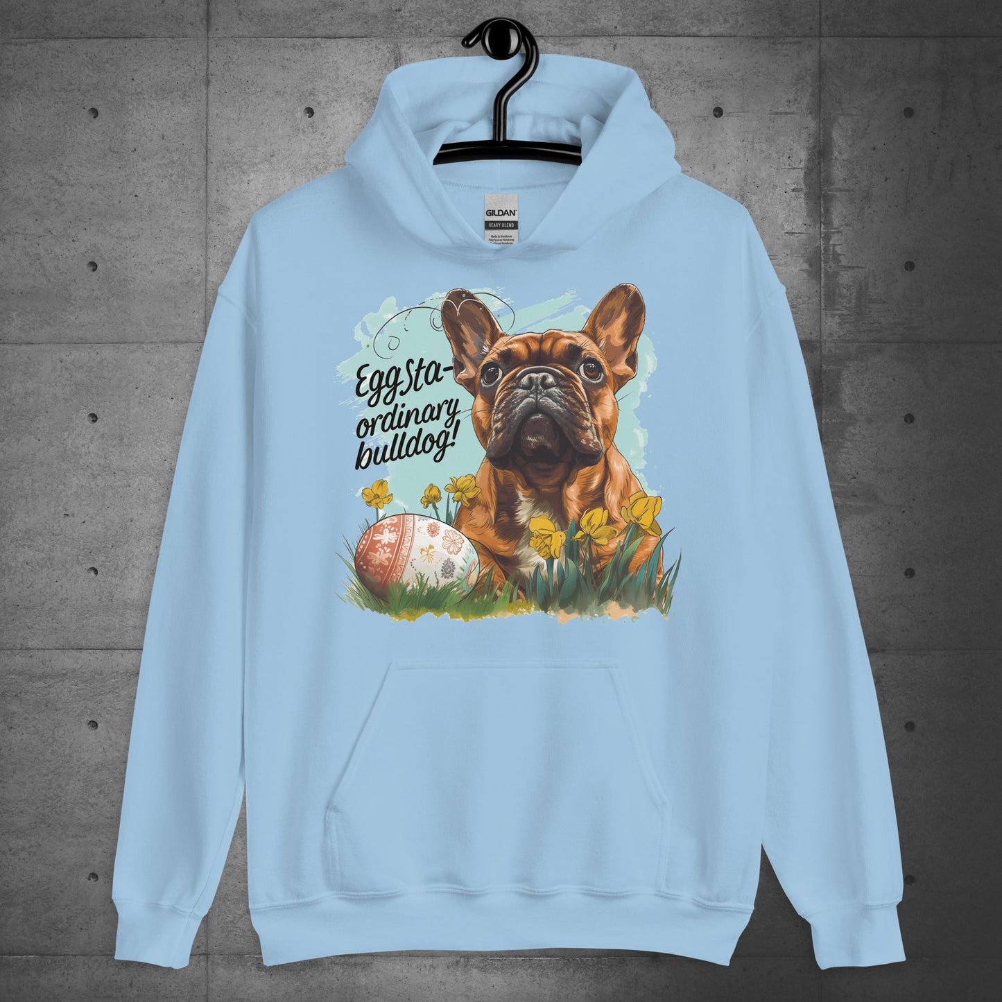 "Eggstra-ordinary Bulldog" - Unisex Hoodie