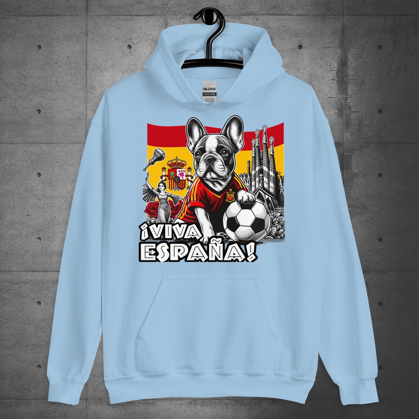 Frenchie Spanish Futbolista Unisex Hoodie - Frenchie Emporium