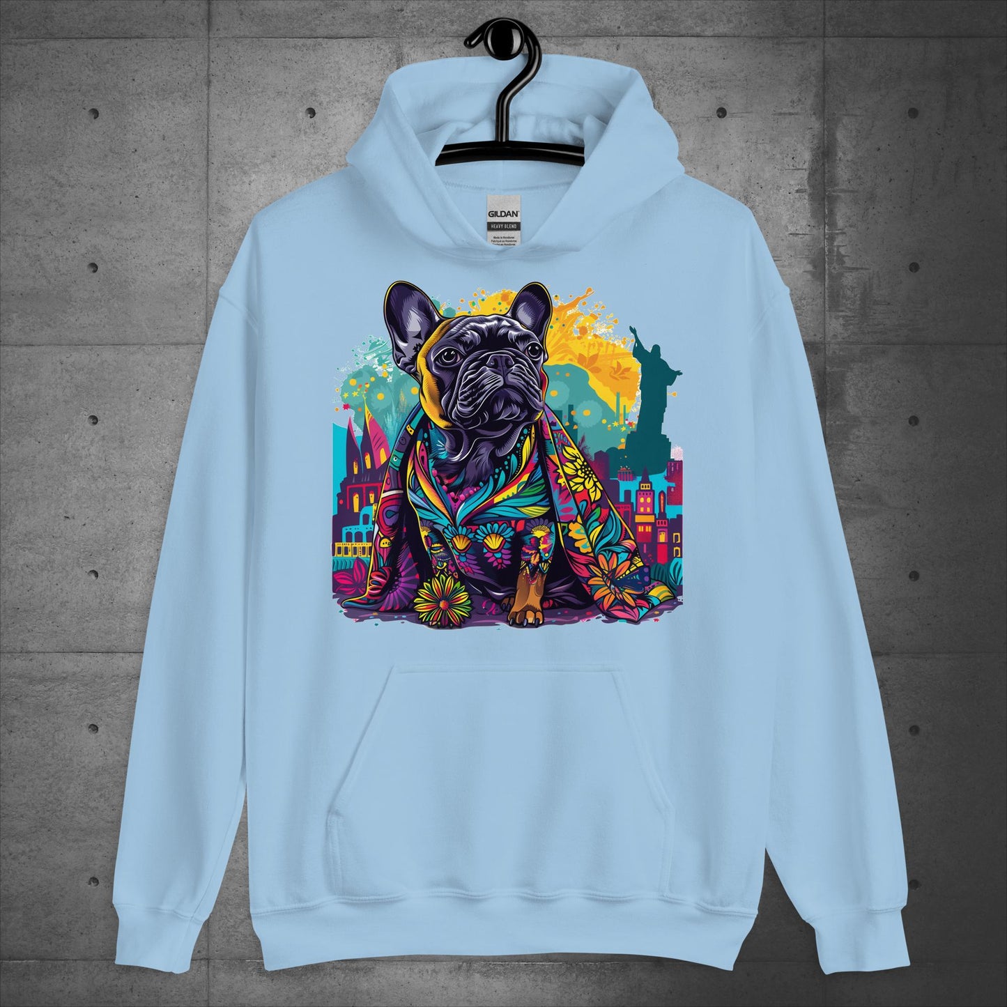 Brazilian Carnival Frenchie - Unisex Hoodie