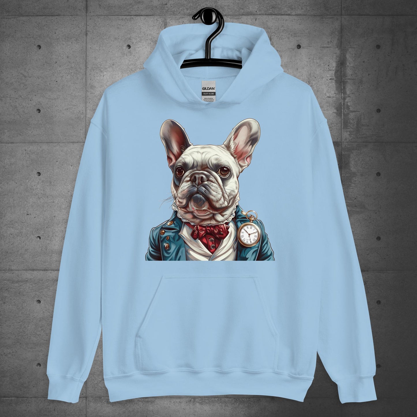 "Whimsical Wonderland Rabbit" Frenchie - Unisex Hoodie