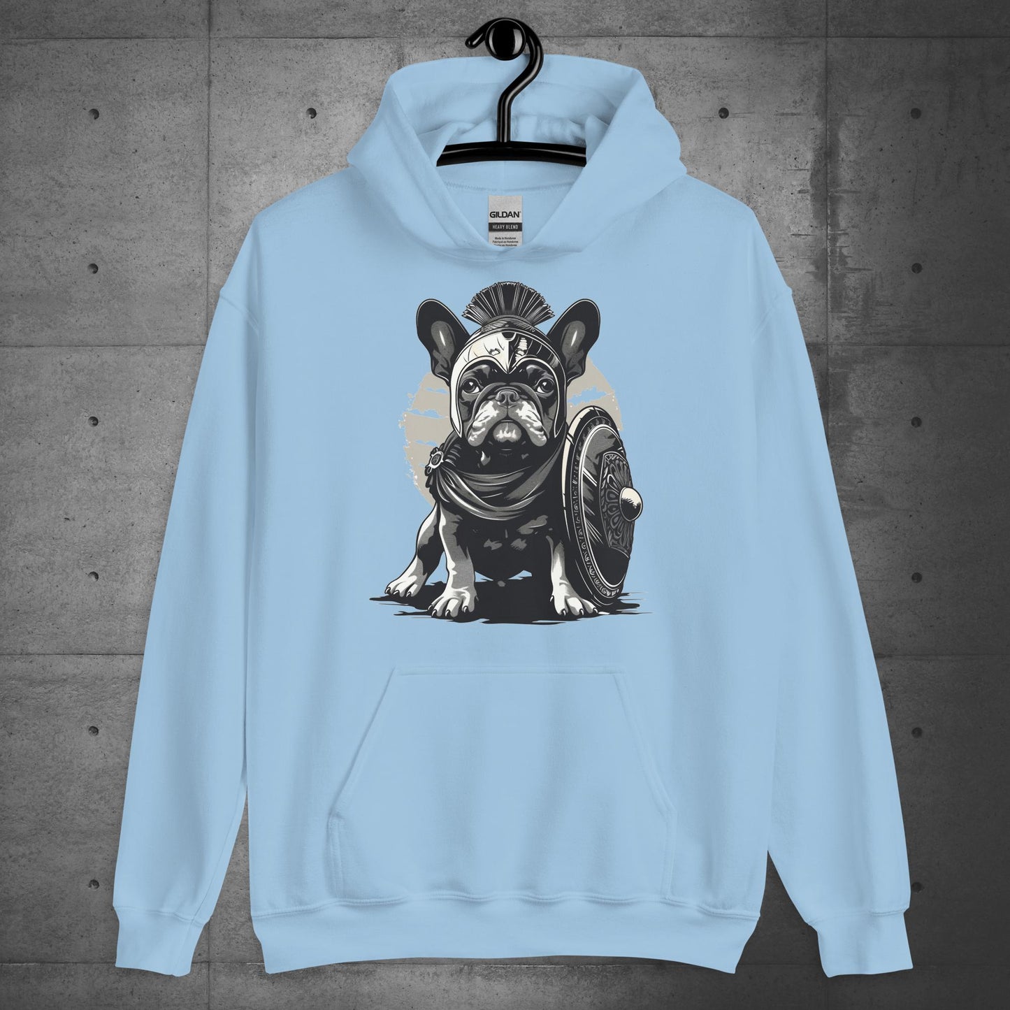 "Wisdom's Embrace" Frenchie Unisex Hoodie