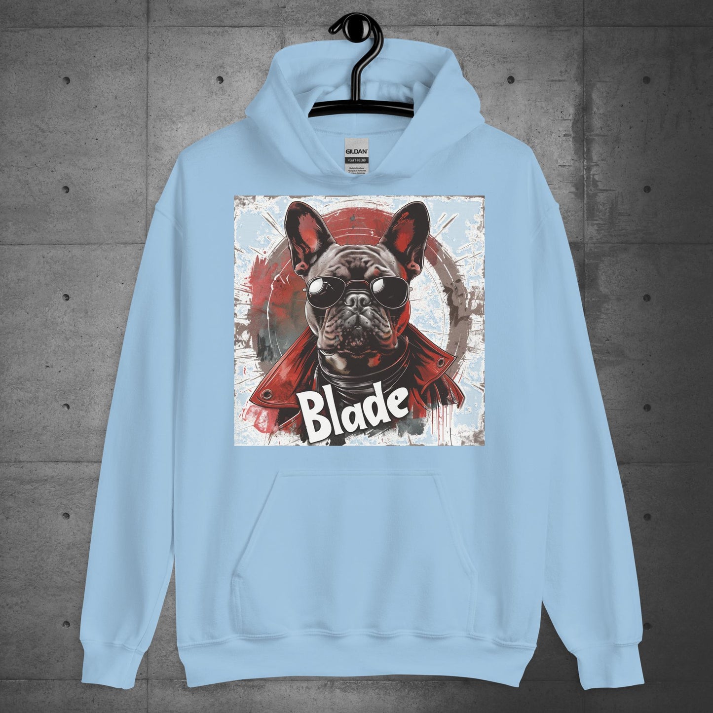 French Bulldog "Blade, the Daywalker" - Unisex Hoodie - Frenchie Emporium