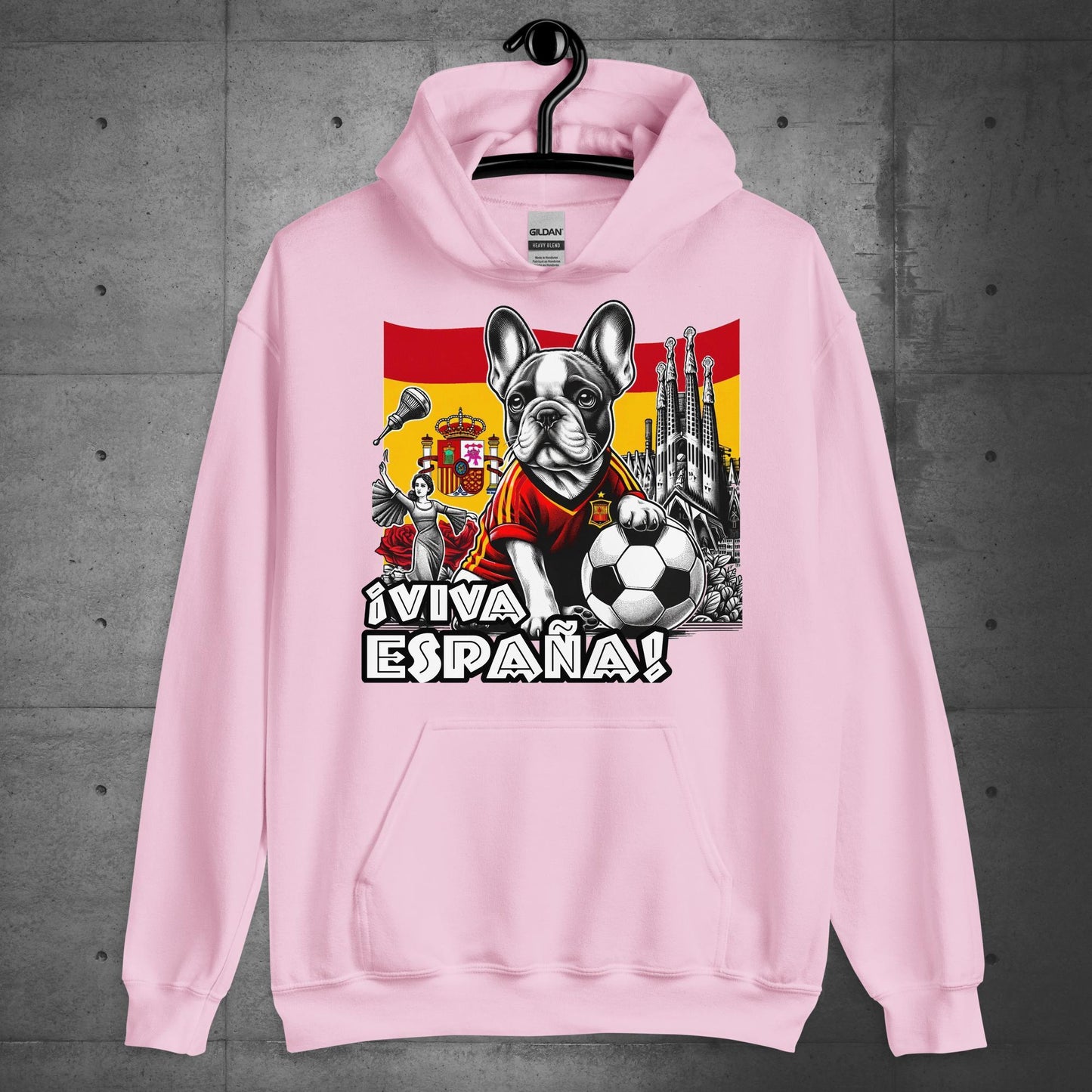 Frenchie Spanish Futbolista Unisex Hoodie - Frenchie Emporium