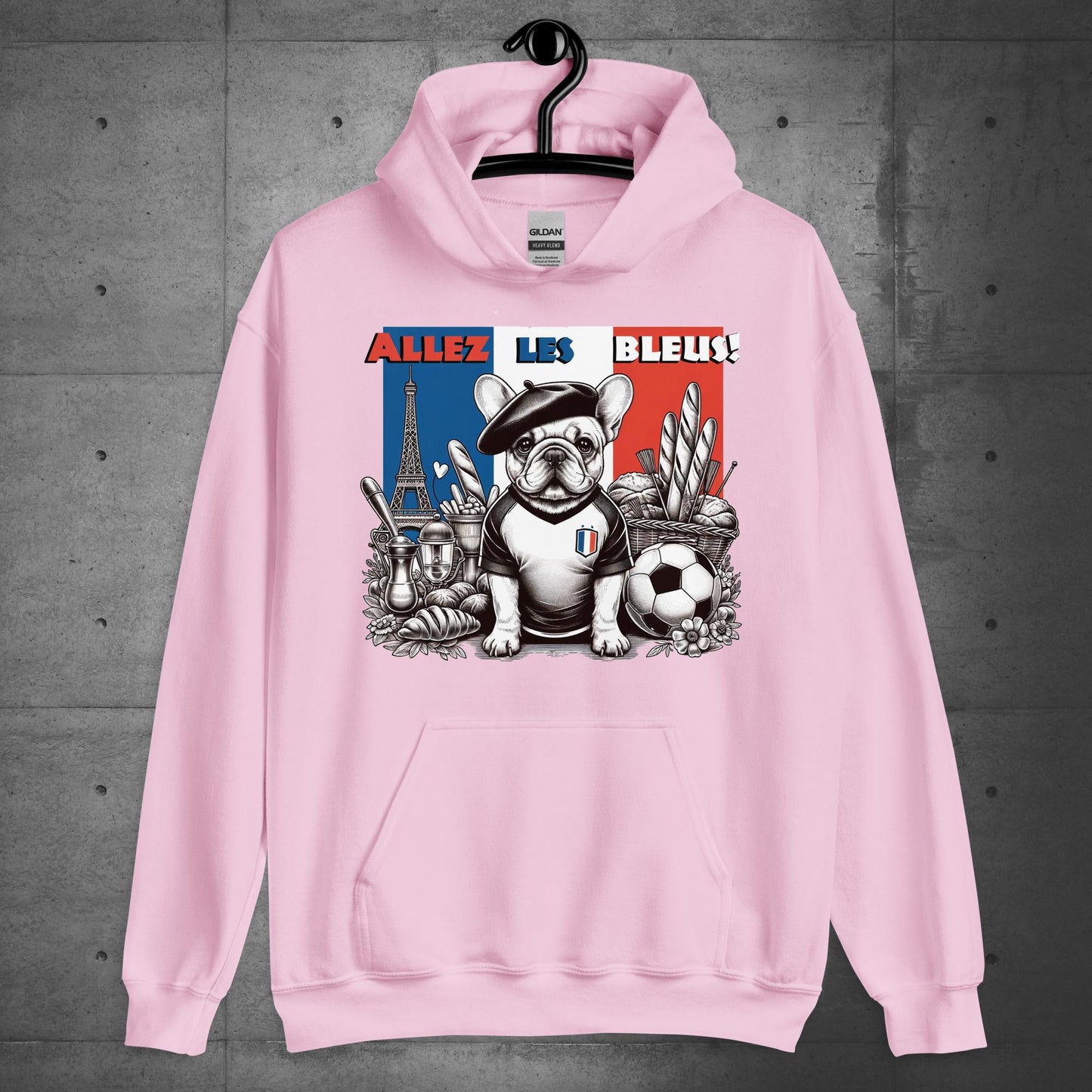 Frenchie Football France - Allez les Bleus! Unisex Hoodie - Frenchie Emporium