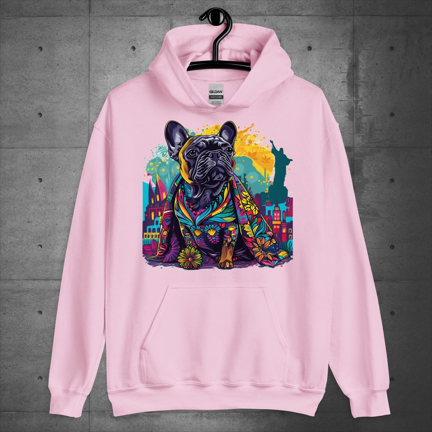 Brazilian Carnival Frenchie - Unisex Hoodie